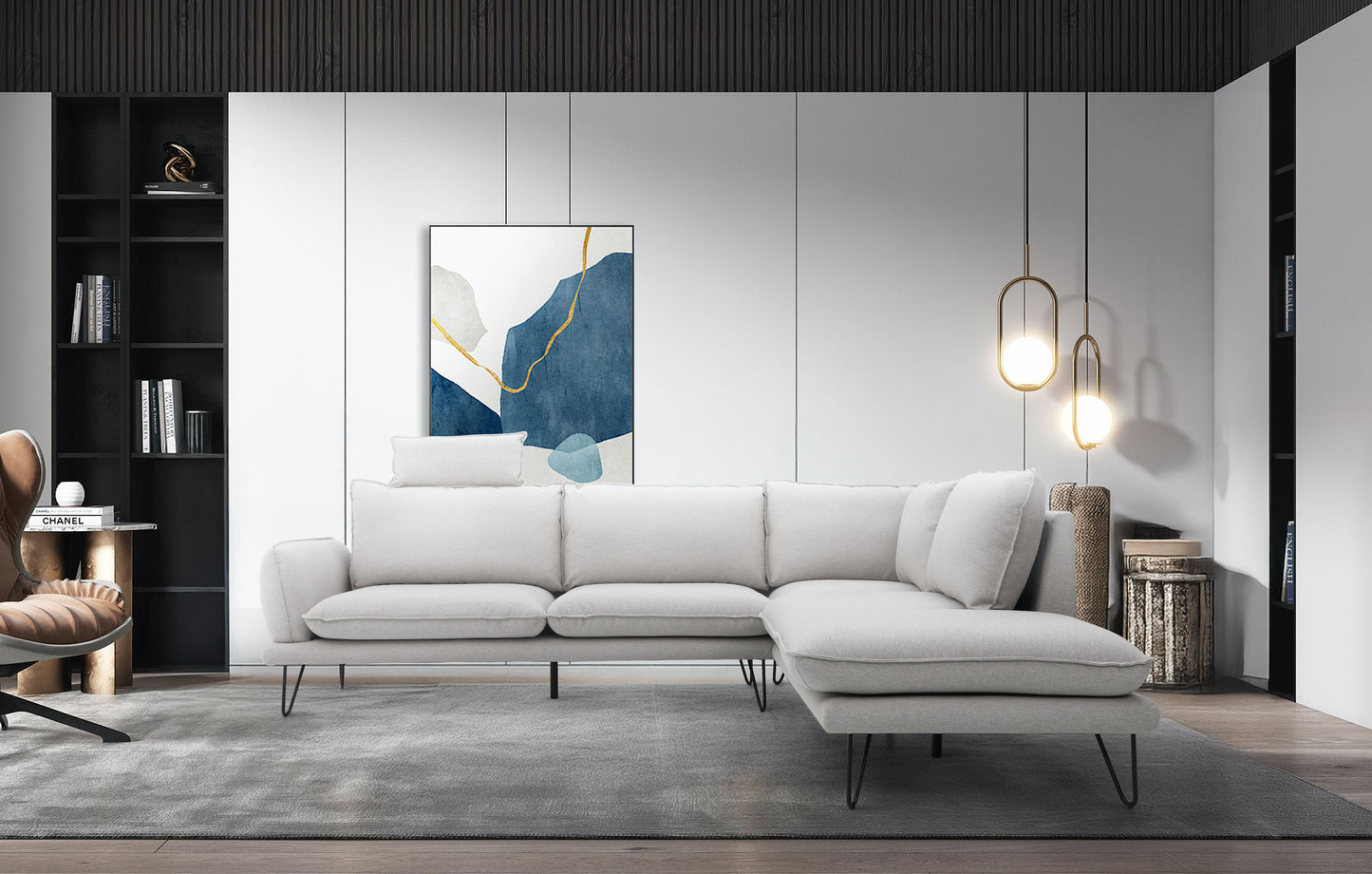 Naomi L-Shape Sofa