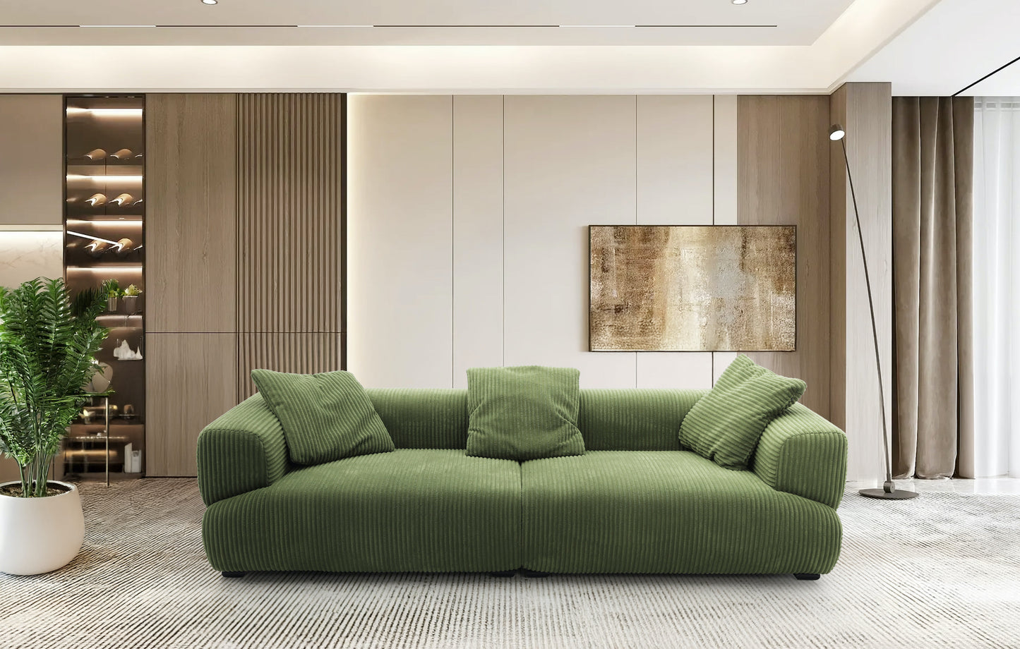 Cozy Curve 4-Seater Sofa