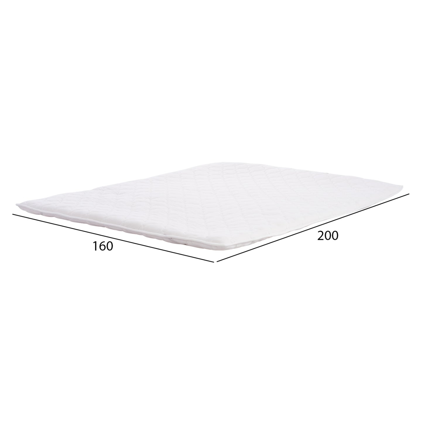 Cloud Topper, White, 160x200 Cm, Extra-double