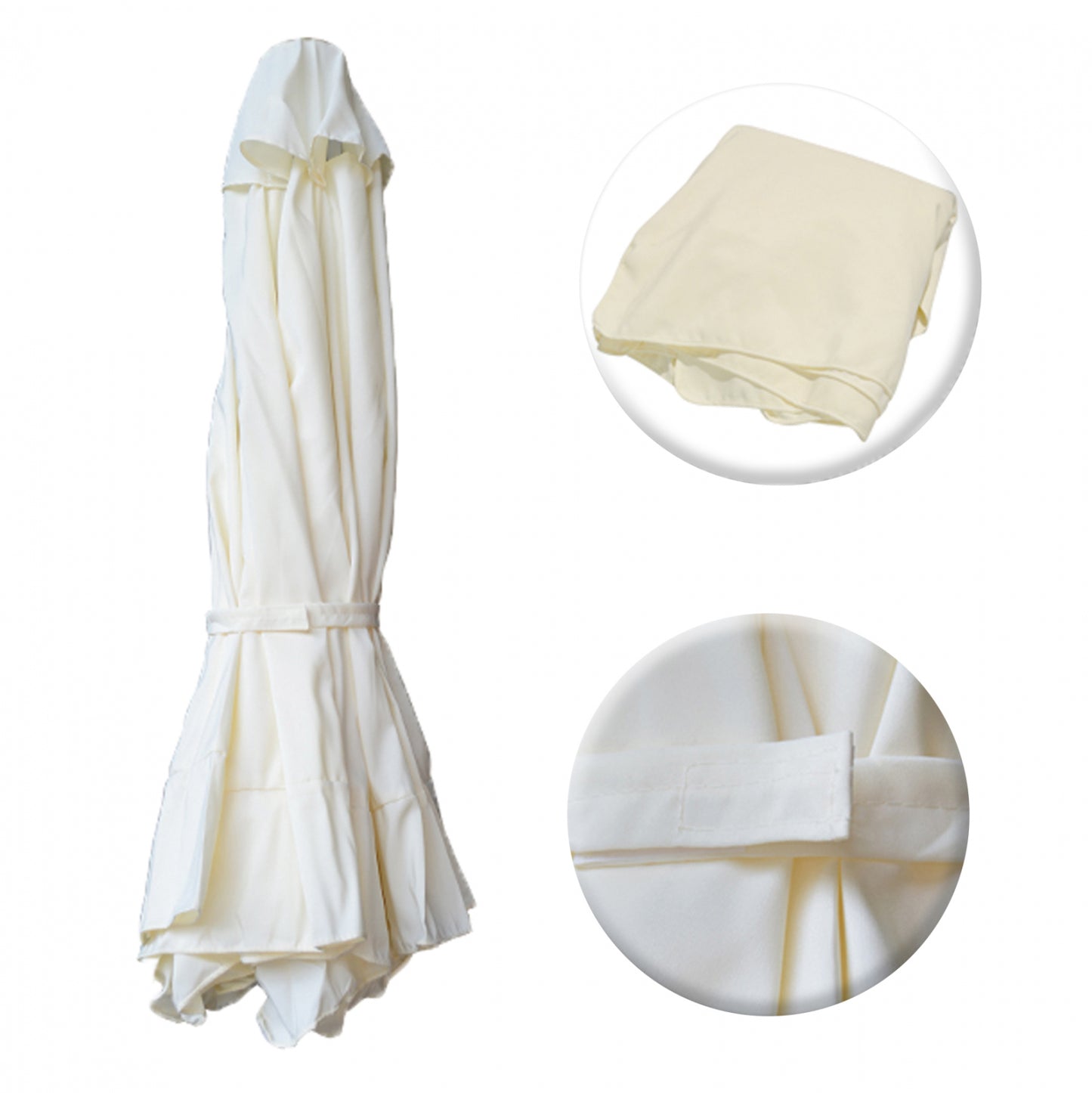 Spare Part Cover Cream For Umbrella 2.35m Hm6000.01 8 Beams