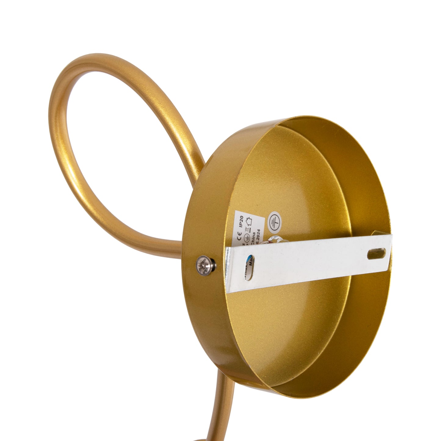 Wall Sconce Fridrik Hm7399.12 Metal In Gold 12x15.5x28.5hcm