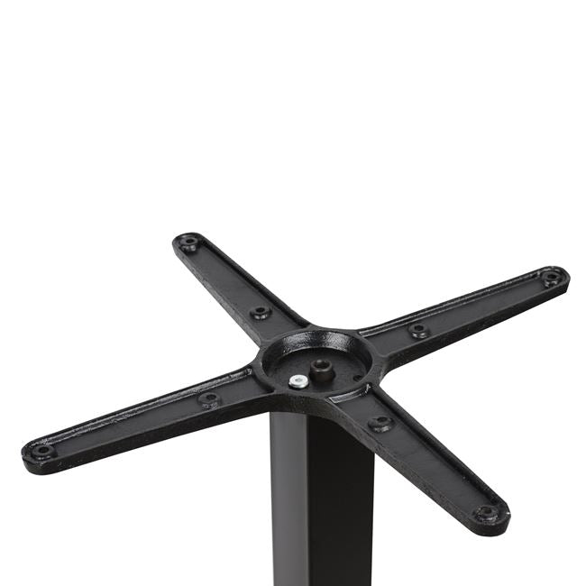 Cast Iron Base Black 45x45x72 Crossed 45x45 Hm416