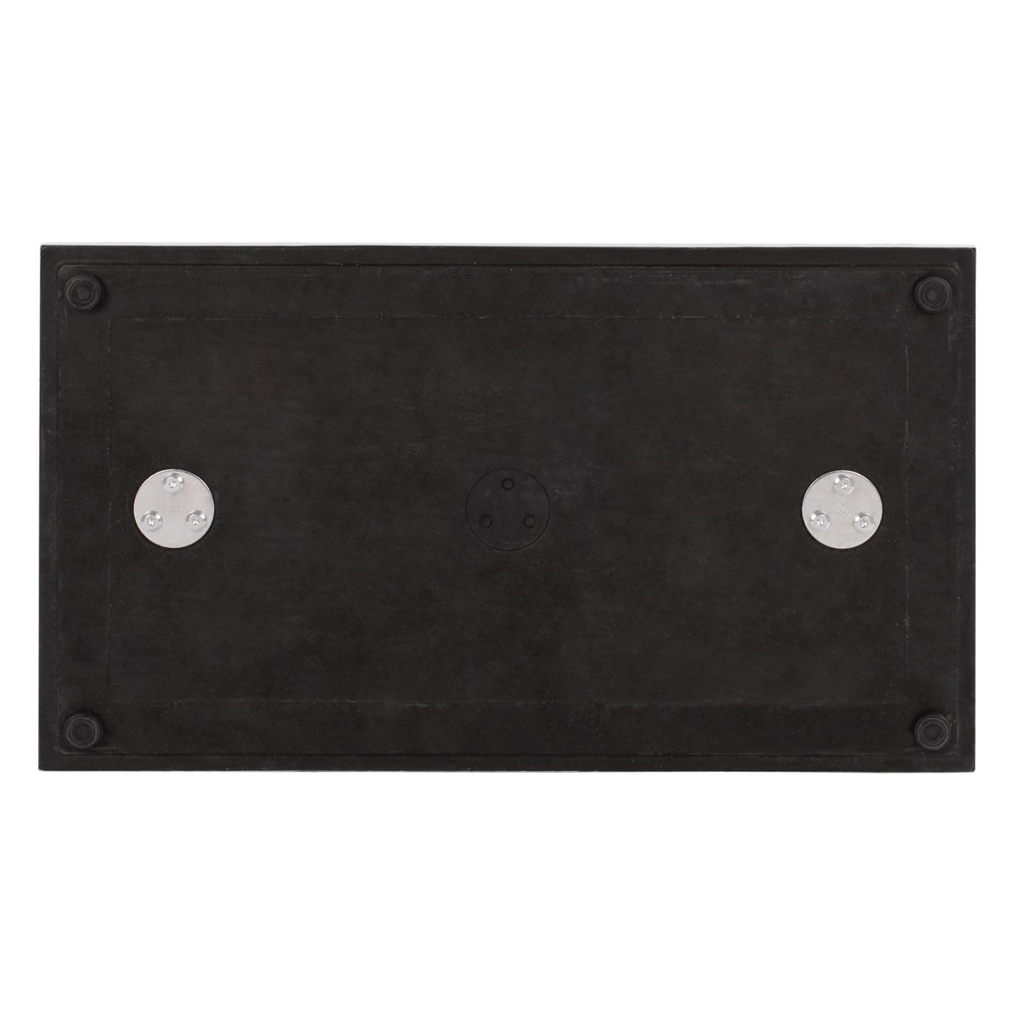 Base Metallic Double White Matte 80x40x72 With Adjusters Hm435.12