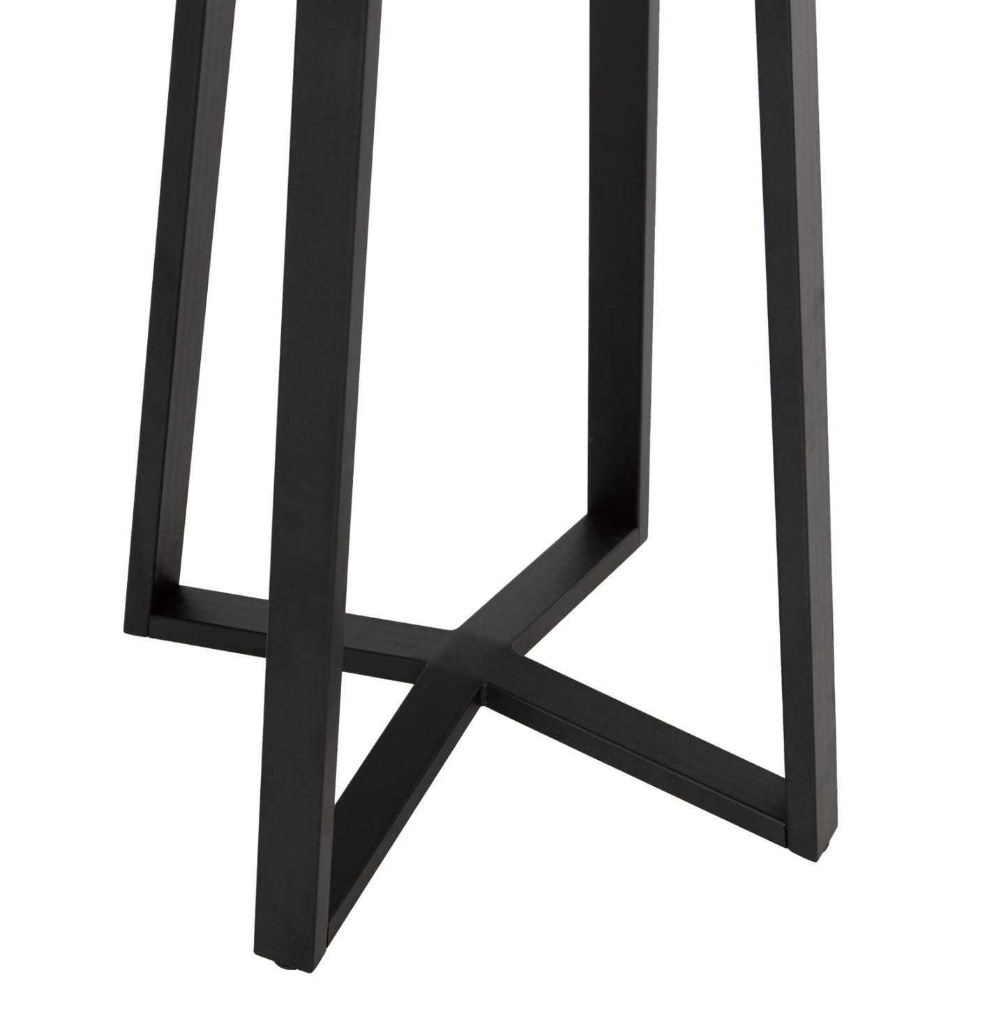 Base For Bar Table Hm477.01 Medium Height Black Metal 50x50x90hcm.