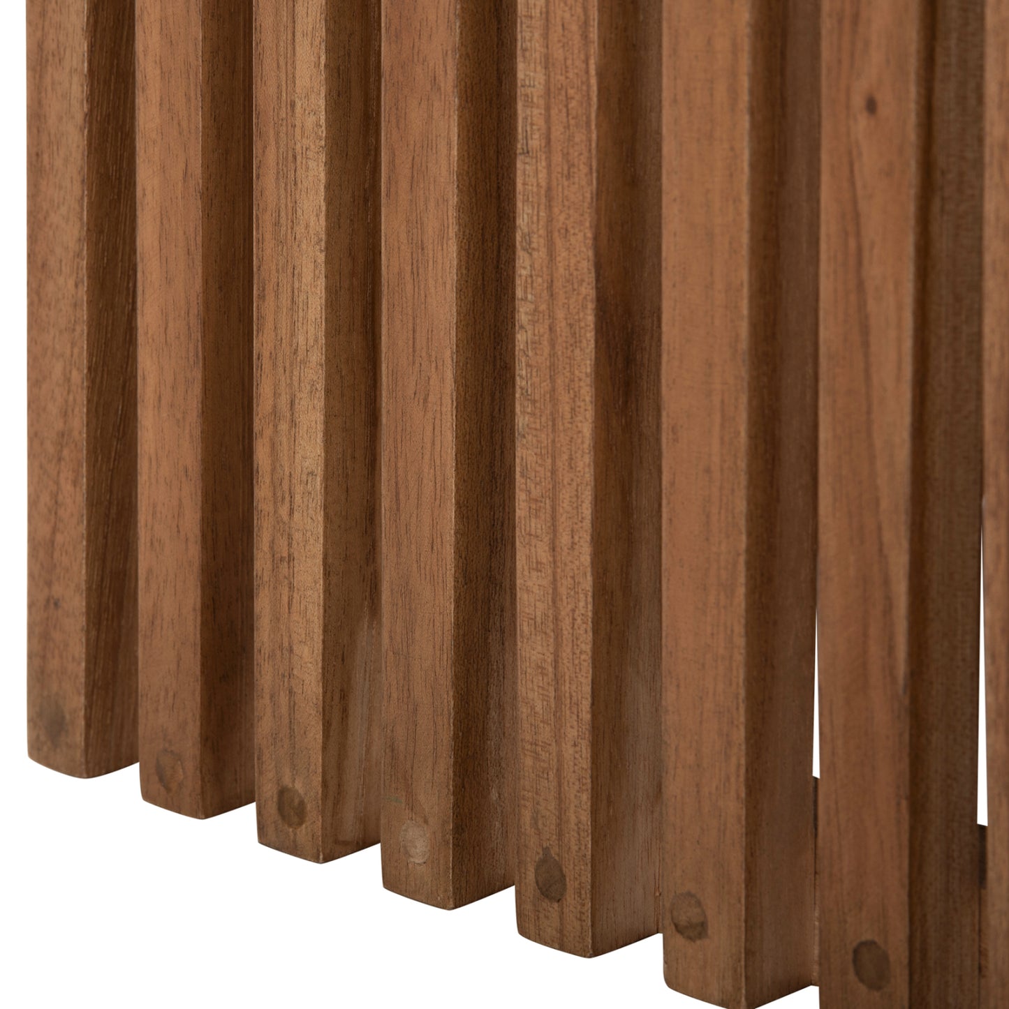 Indoor Bar Table Legs-base Med.height Square Frantz Hm9858.11 Mindi Wood In Natural 40x40x90hcm.