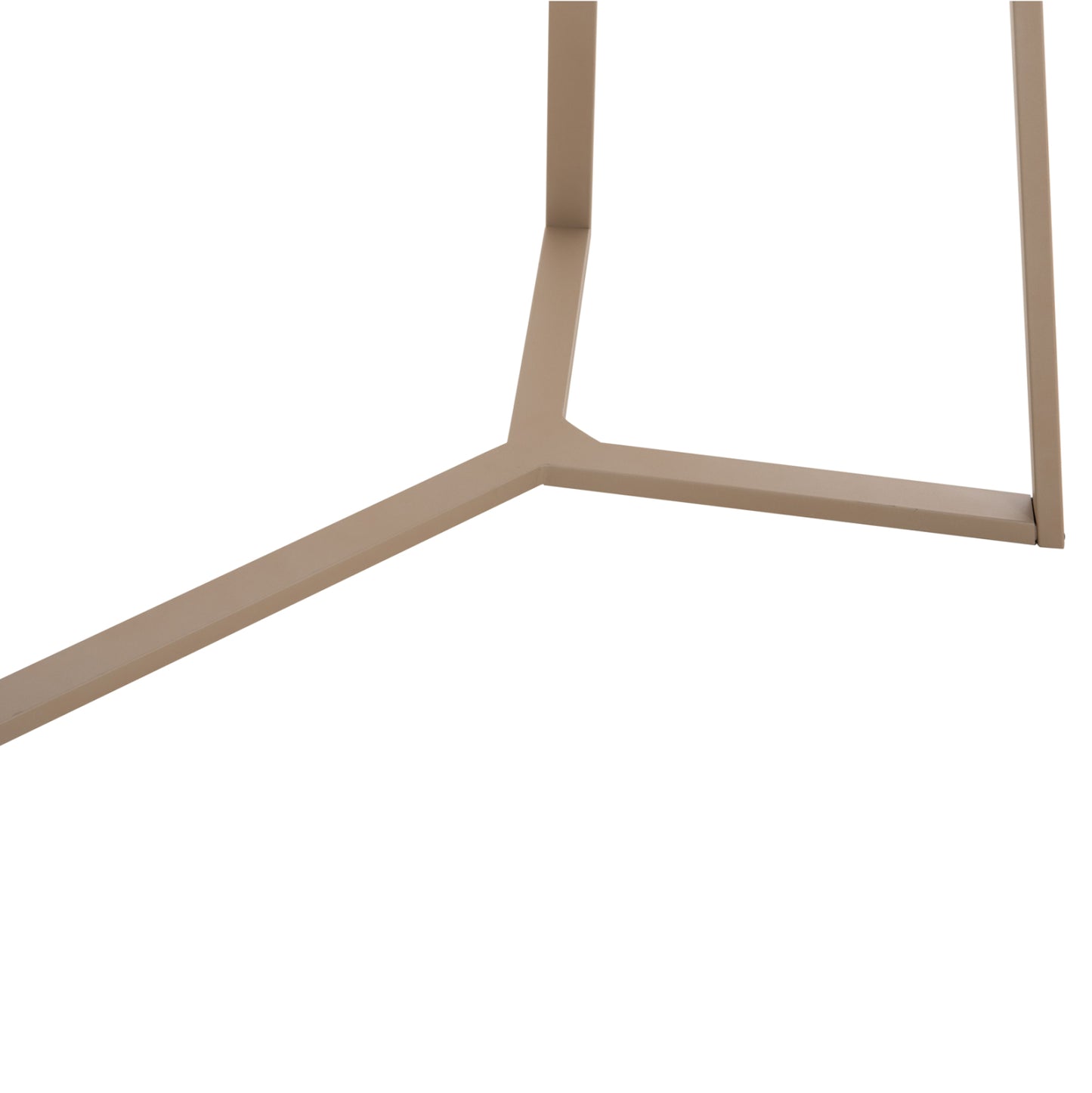 Table Base Hm471.25 Metal In Cappuccino Color 111x60x71hcm.