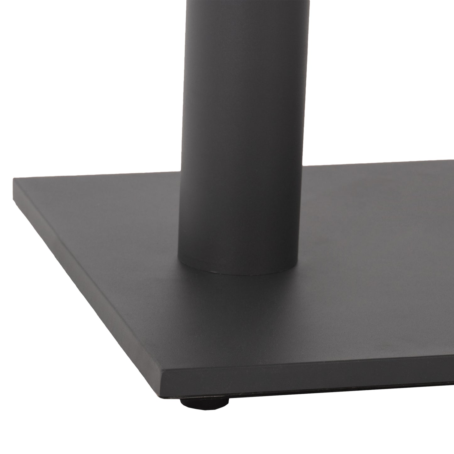 Base For Table Hm435.20 Metal Double In Matte Grey With Height Adjusters 80Χ40Χ72hcm.