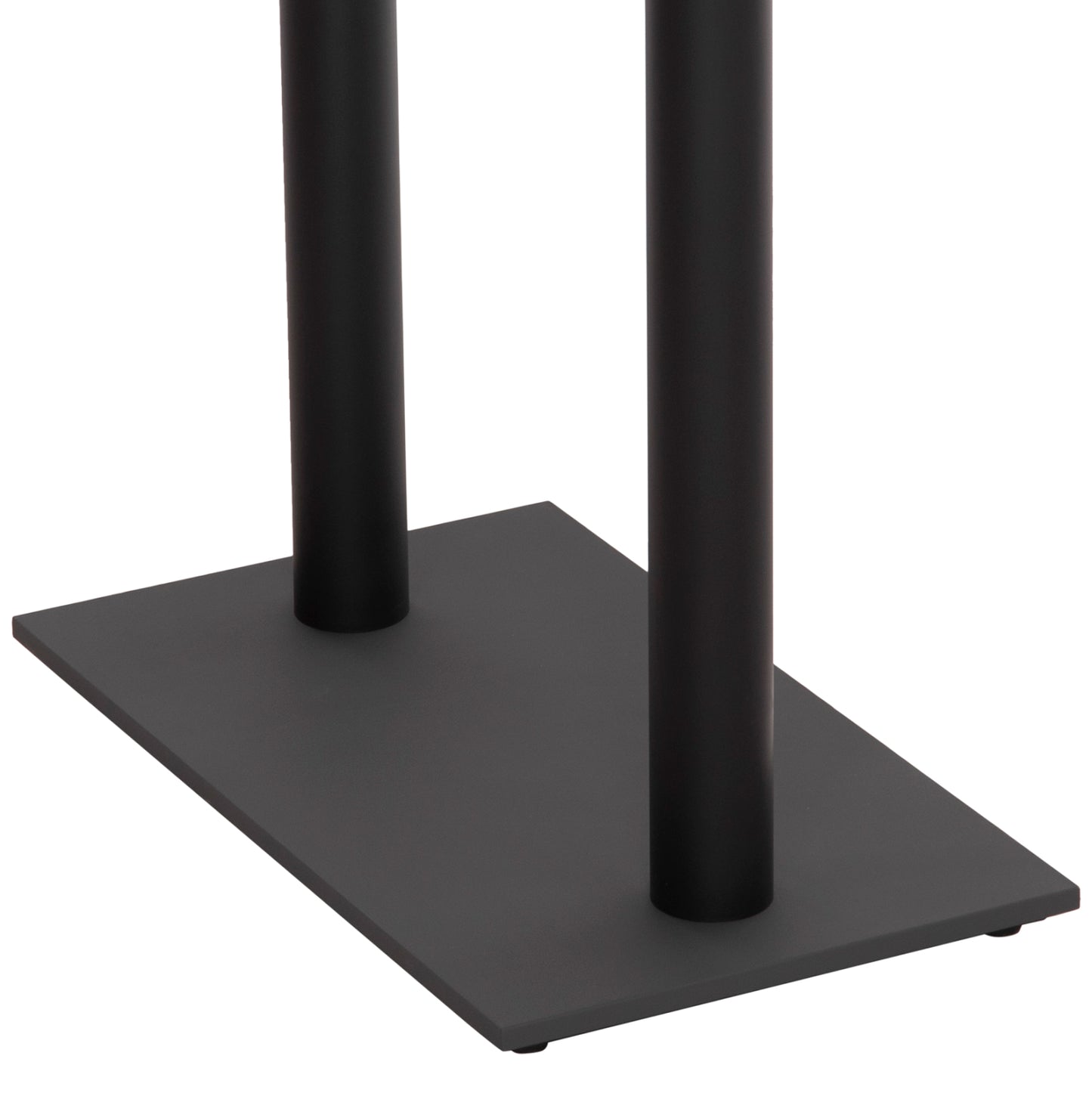 Base For Bar Table Hm480.01 Two Legs-metal In Black Color 80x40x108hcm.