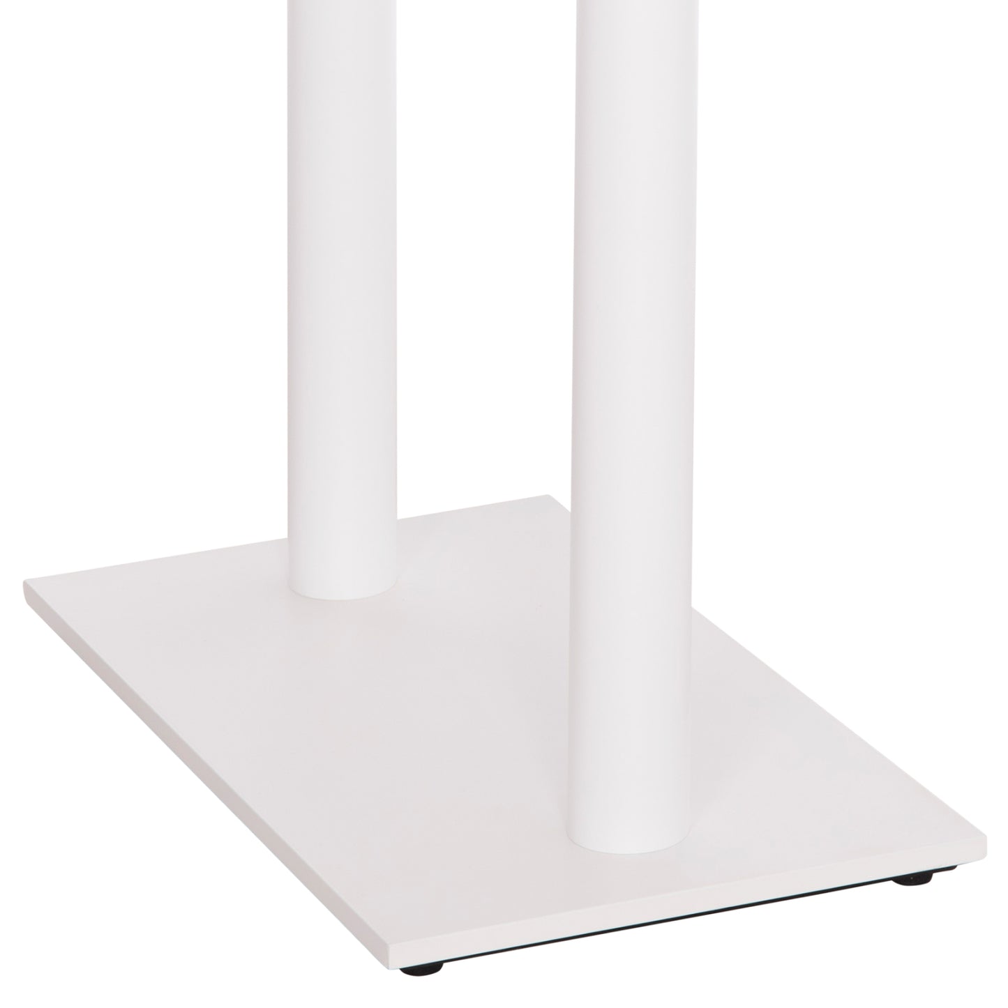 Base For Bar Table Hm480.02 Two Legs-metal In White Matte Color 80x40x108hcm.