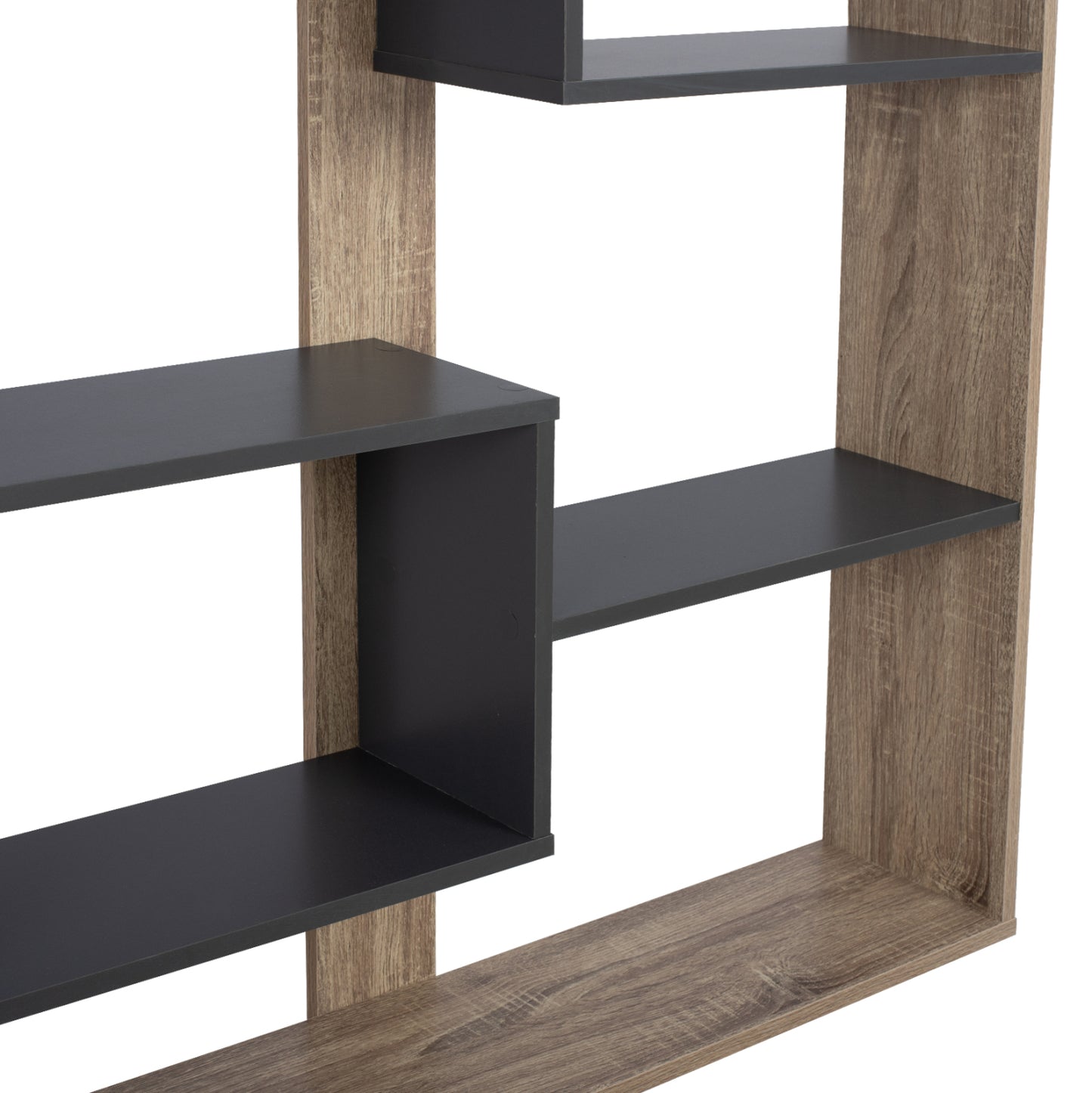 Bookcase Marceline Hm8772.02 100Χ21Χ124,5 Gray