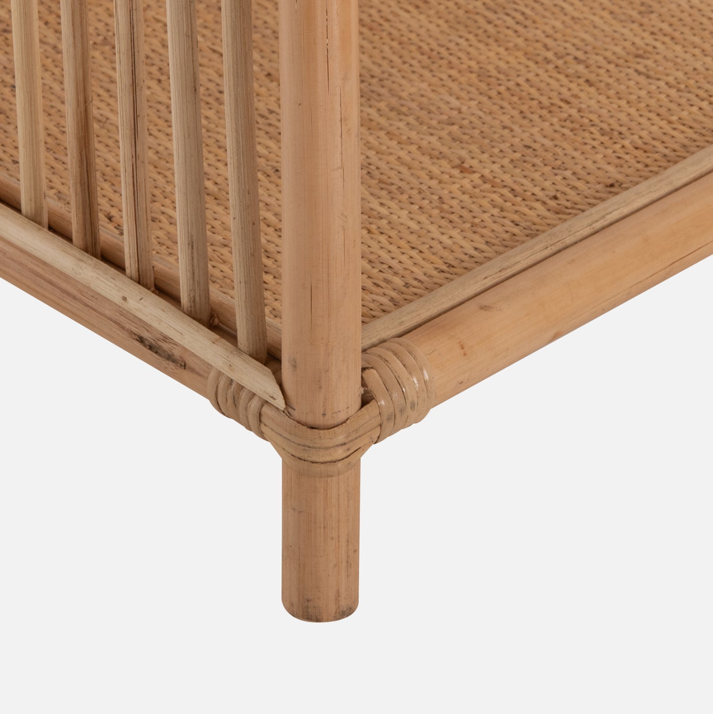 Bookcase Simok Hm9552 Made Of Natural Rattan In Natural Color 80x40x182hcm.