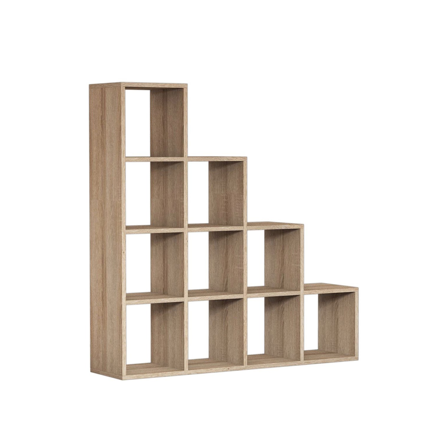 Bookcase Scale Hm9238.12 Melamine Sonoma 120x30x123,6hcm.