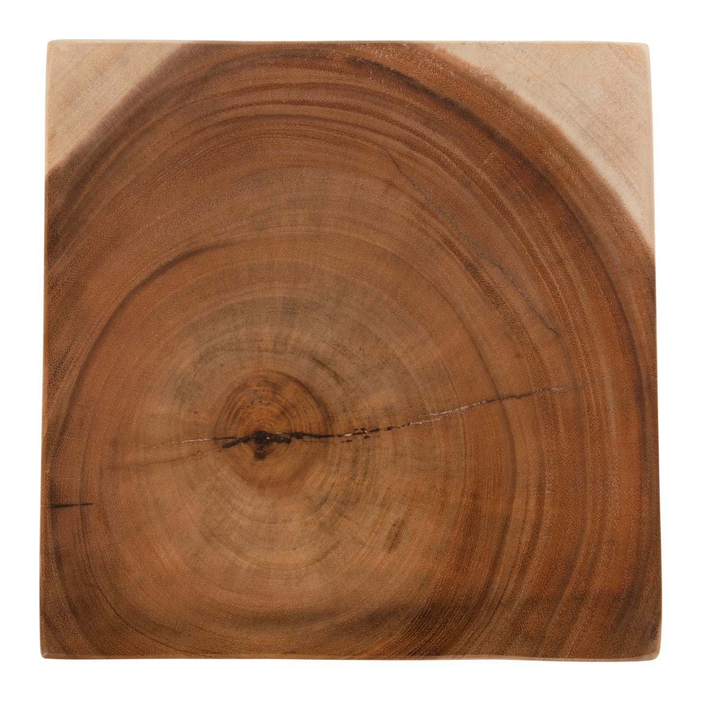 Side Stool Anvil Hm9756 Suar Wood In Natural 30x30x46hcm.