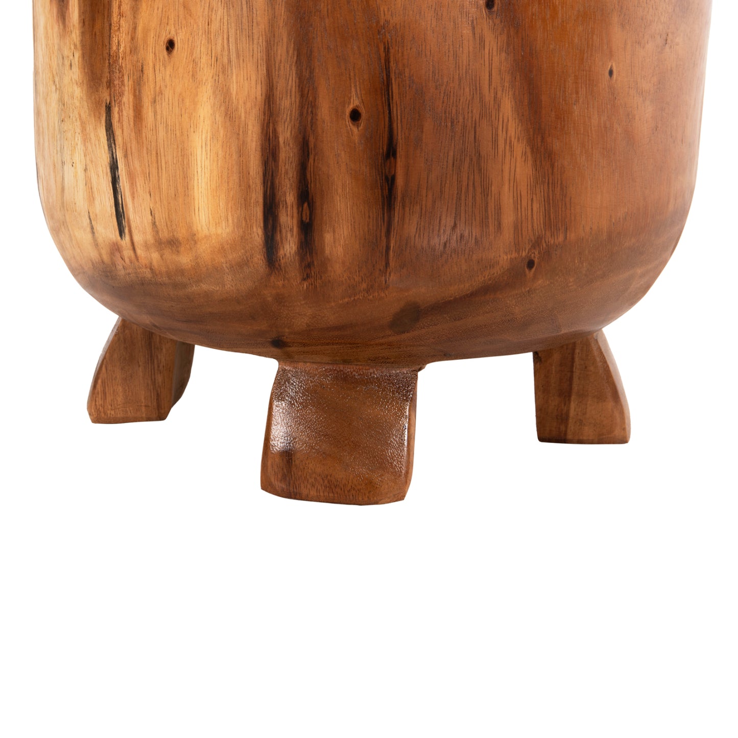 Side Stool Bozzo Hm9762 Suar Wood In Natural Φ34x46hcm.