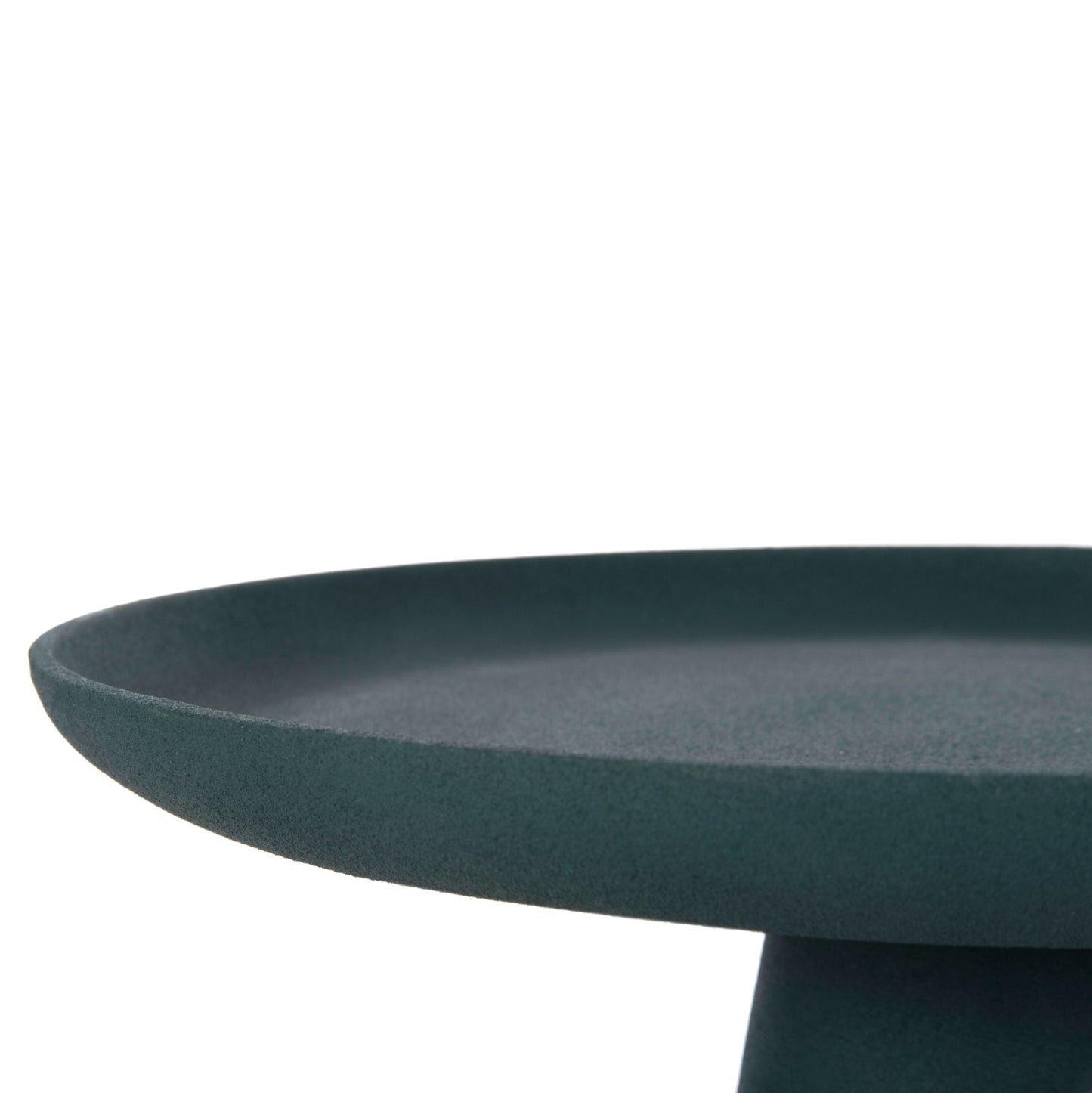Side Table Delcon Hm4246.03 Metal In Green Φ45x51,5hcm.
