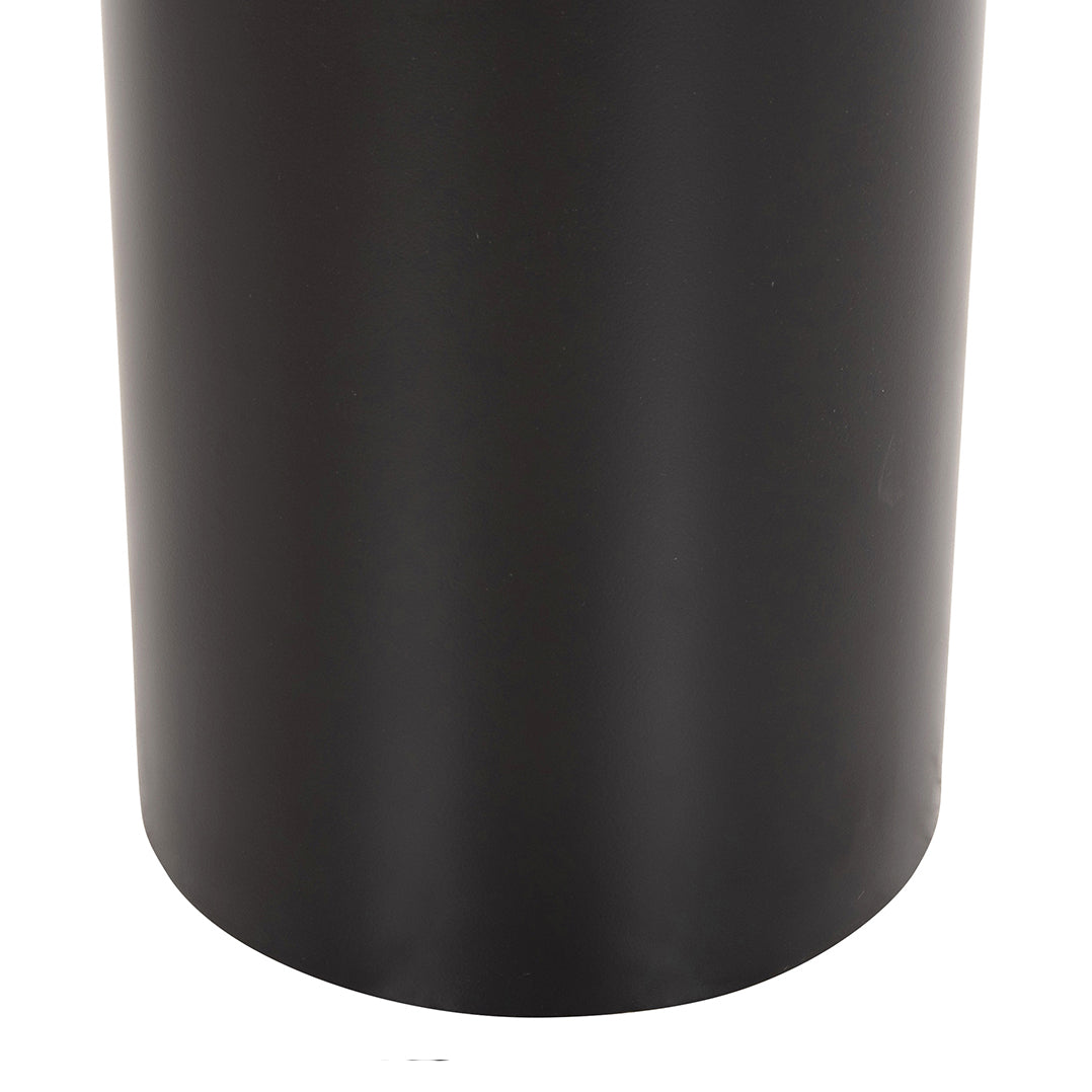 Side Table Round Cutty Hm9723 Metal In Black & Antique Brass Φ51Χ55,5hcm.