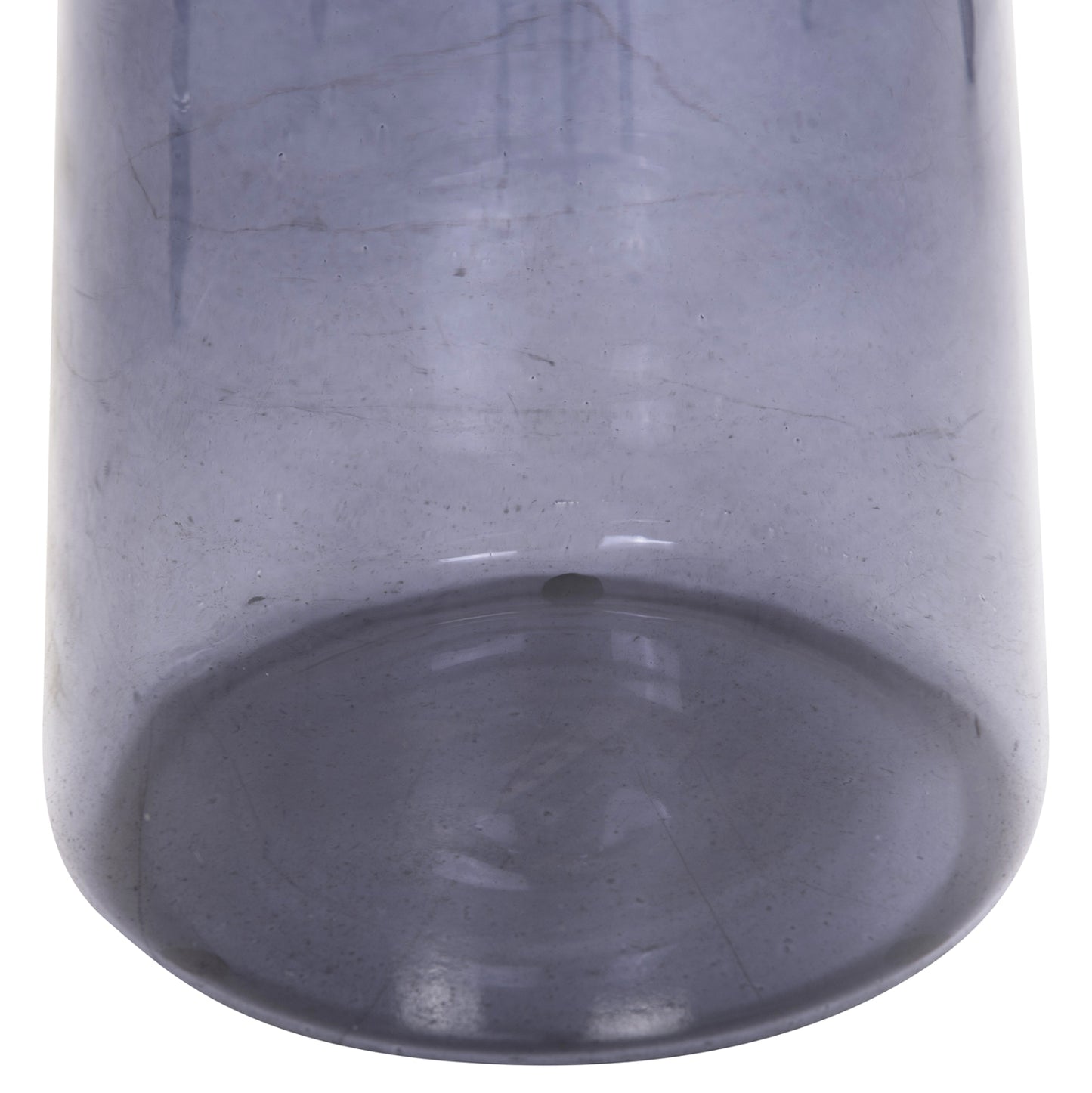 Side Table Ballin Hm9725 Blue Glass-metal In Gold Φ37,5x49,5hcm.