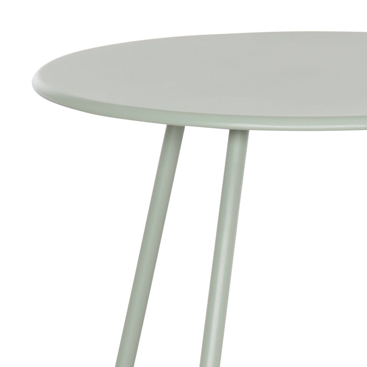 Side Table Round Sammon Hm6271.06 Metal In Pistachio Green Color Φ45x50hcm.
