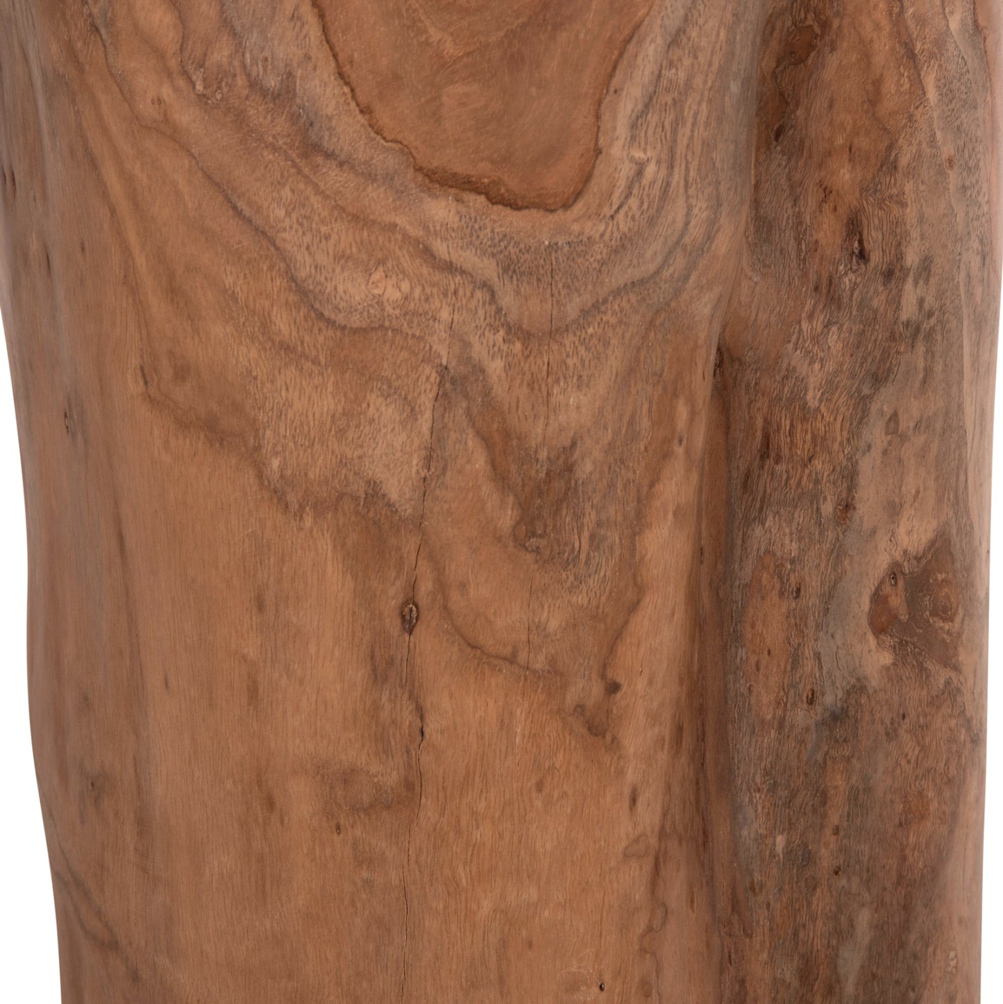 Side Table/stool Tronco Hm9374.21 Teak Wood--natural Color Φ30x45hcm.
