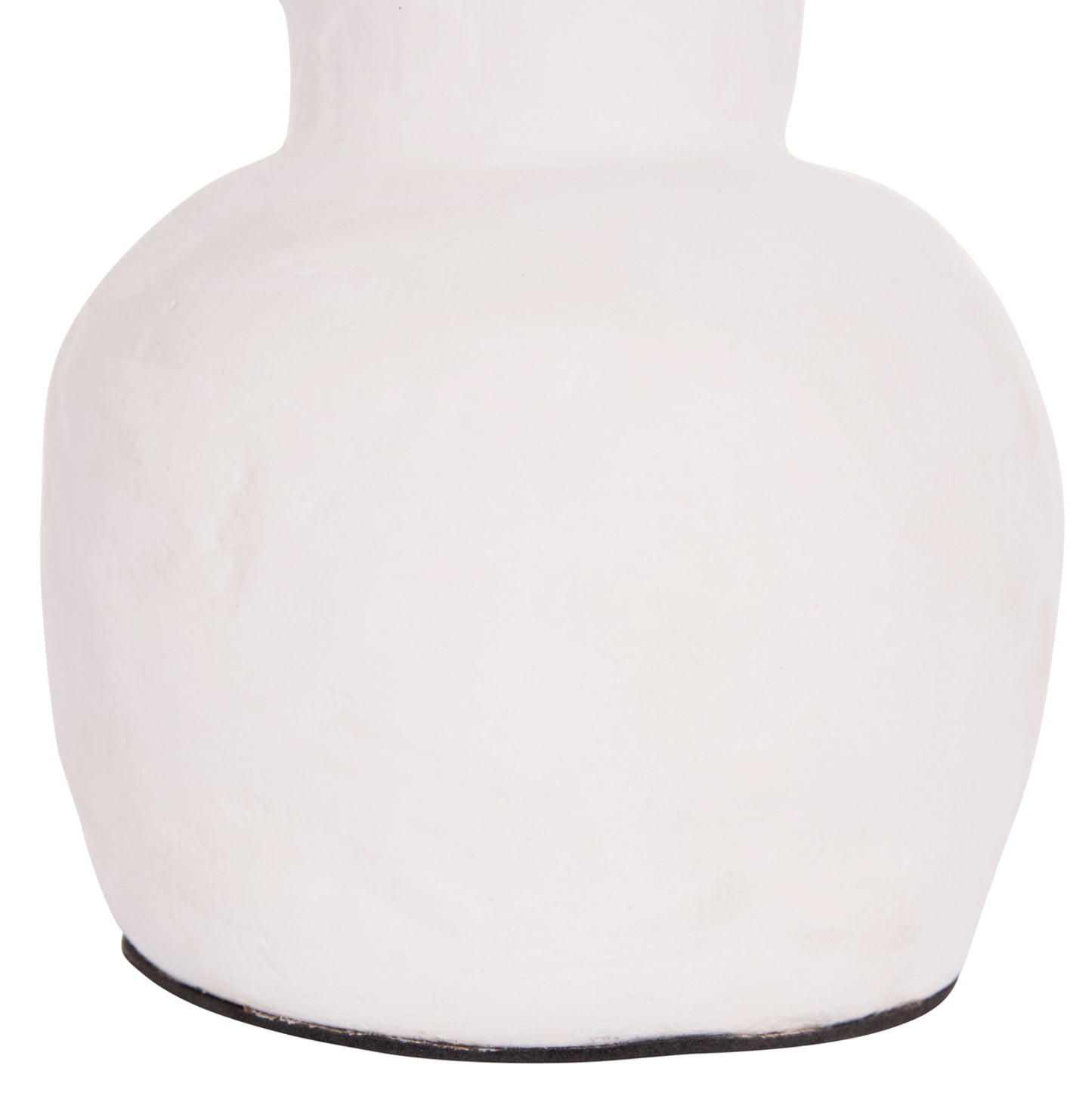 Decorative Vase Series Clayvon Hm4406 Terracotta In White Color Φ14x20hcm.