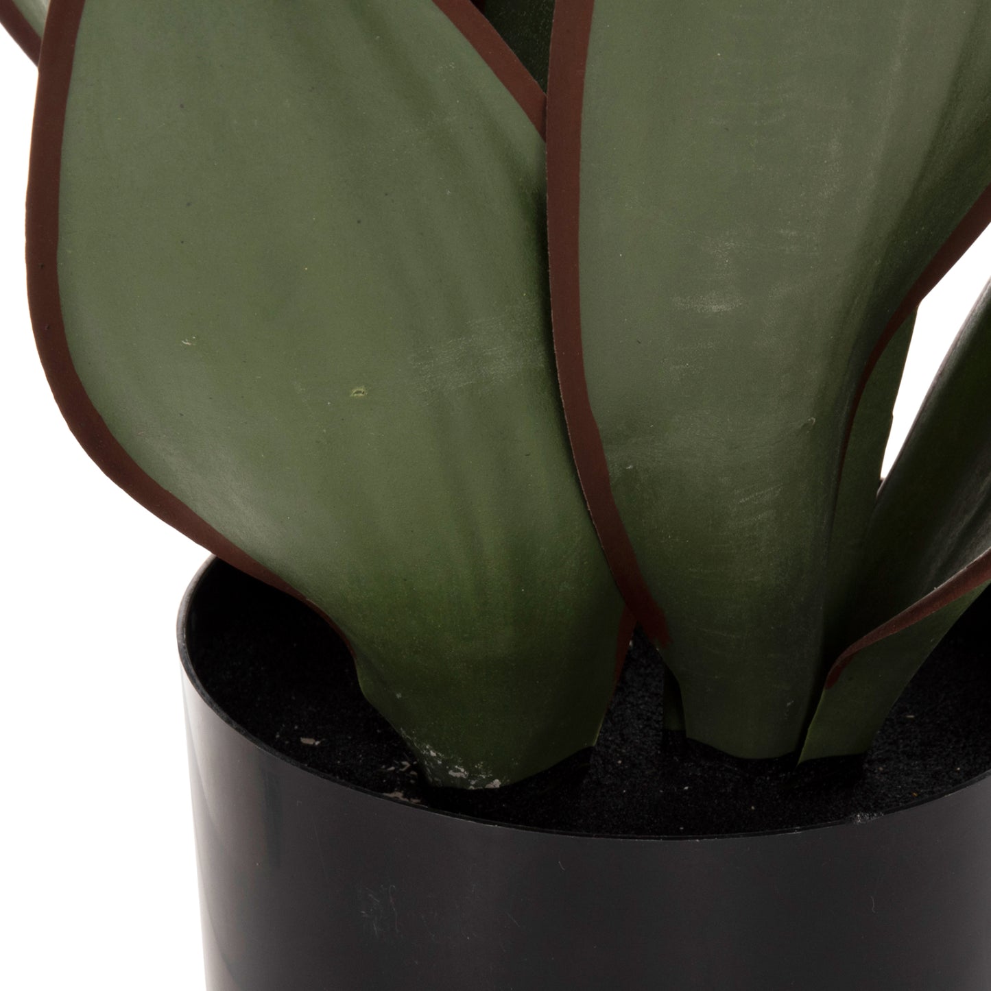Decorative Synthetic Plant In Pot Hm7996 Broadleaf Sansevieria Φ14x12-51Υεκ.