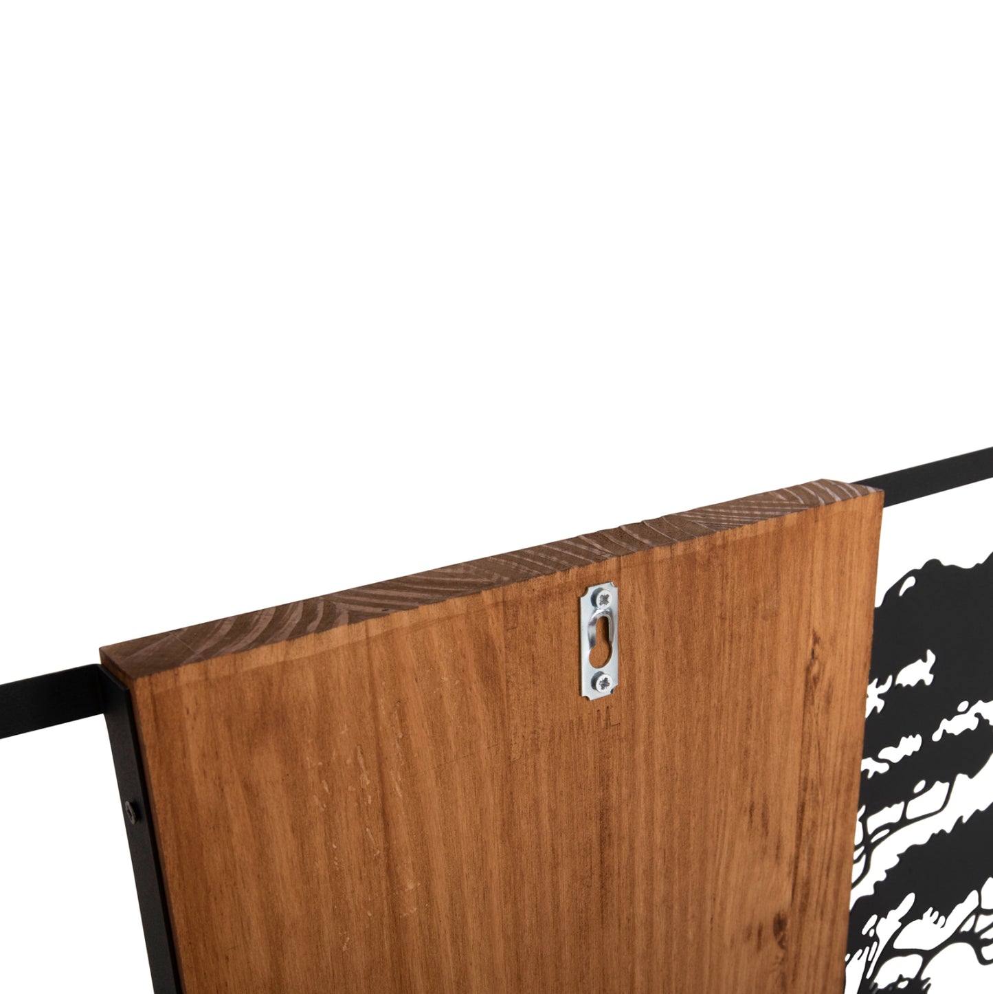 Wall Decoration Tree In Black Frame ΗΜ4650-metal-wood 90x3(thickness)x58hcm.