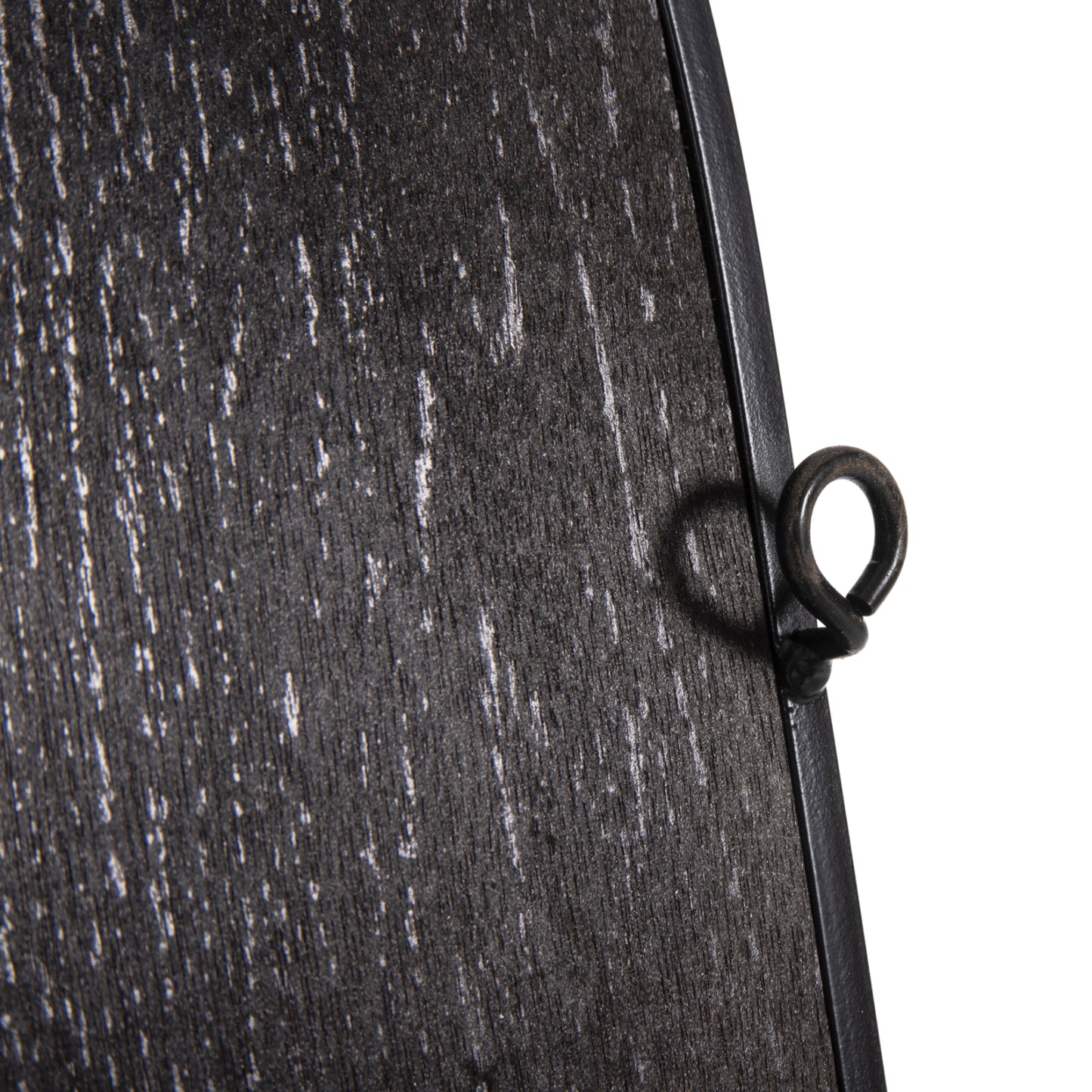 Wall Decoration Hm4218 Natural Wood Color-black Metal 66x100hcm.