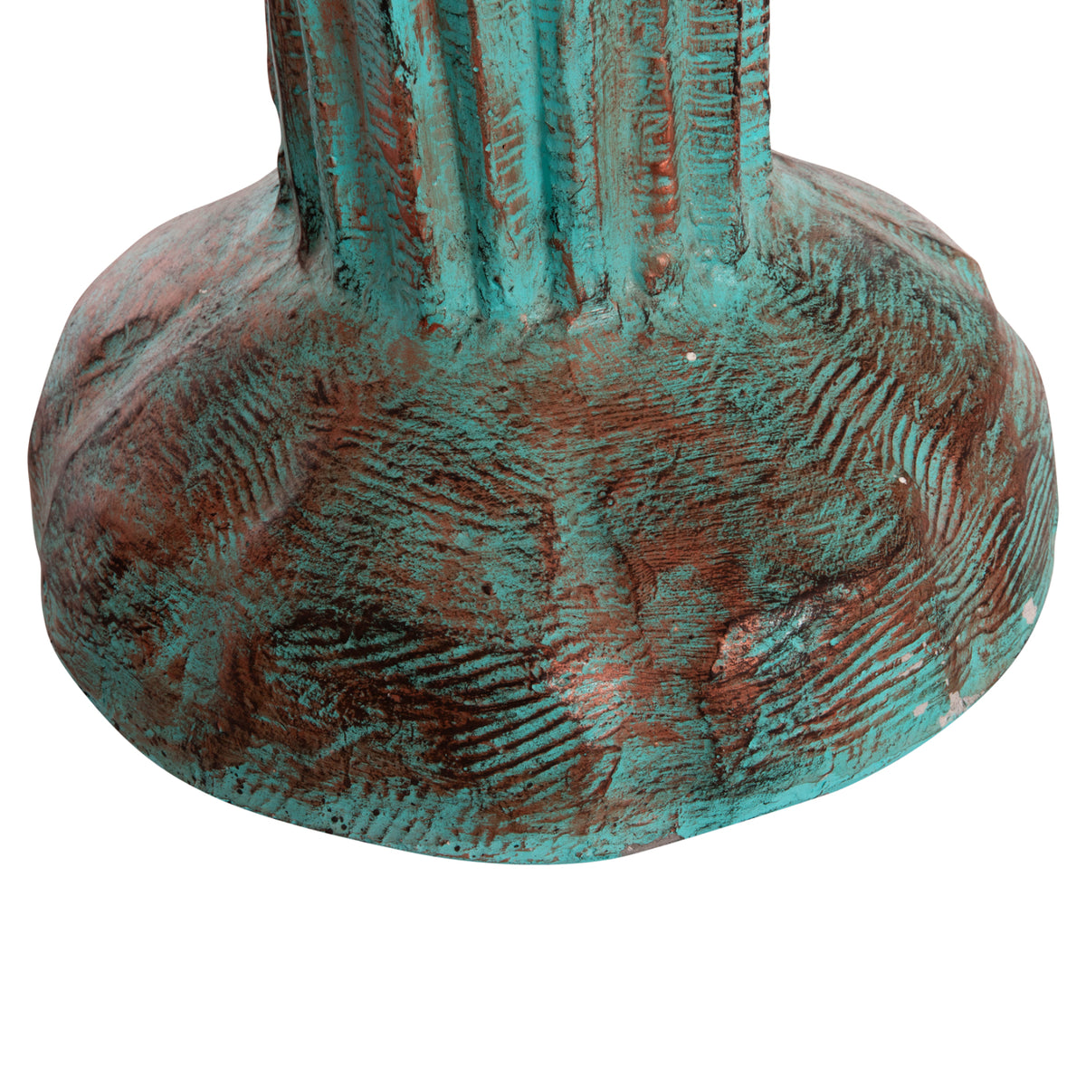 Decorative Floor Standing Cactus Hm4386.03l Plaster In Turquoise 63x37x150hcm.
