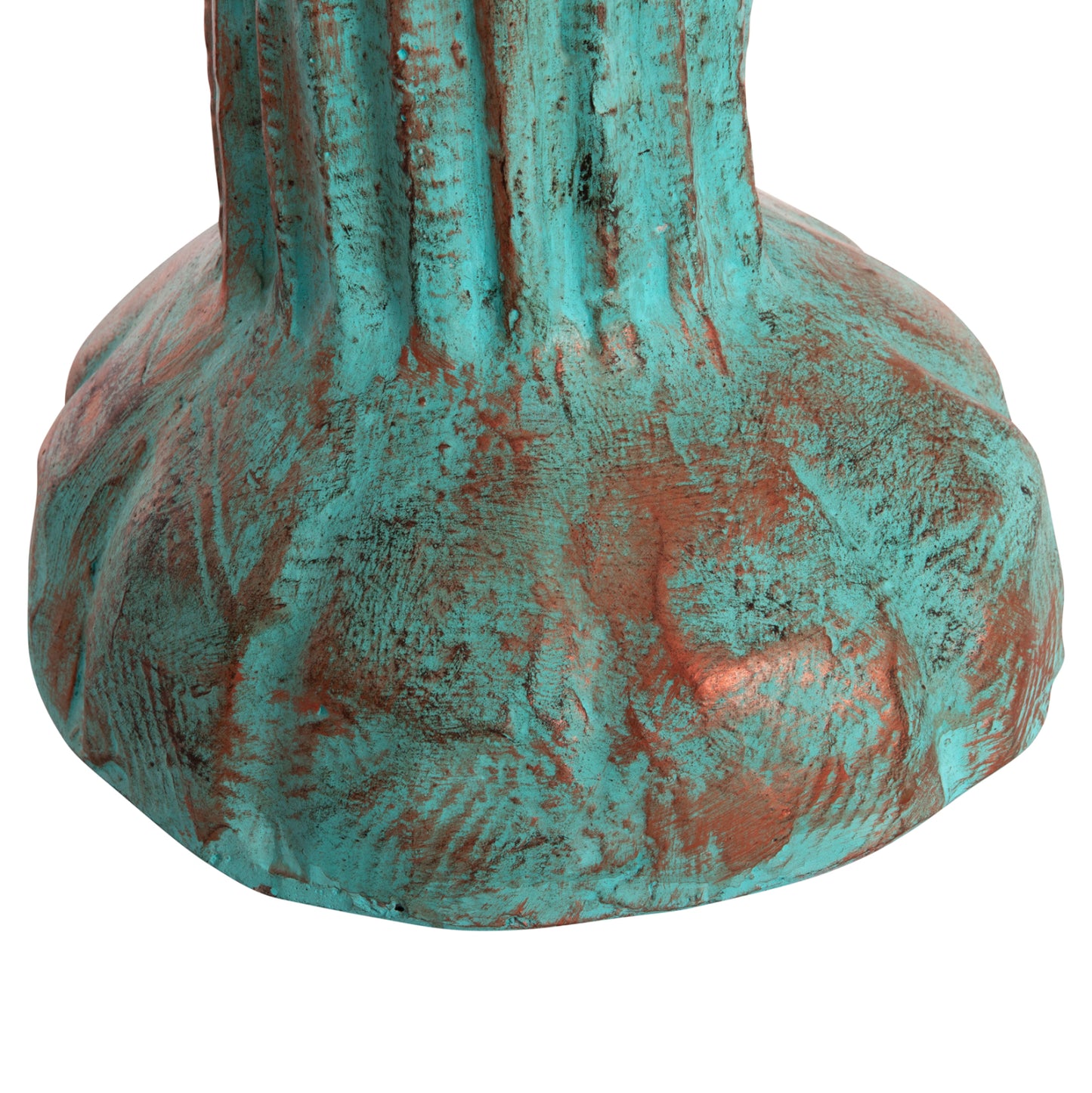 Decorative Floor Standing Cactus Hm4386.03m Plaster In Turquoise 54x34x103hcm.