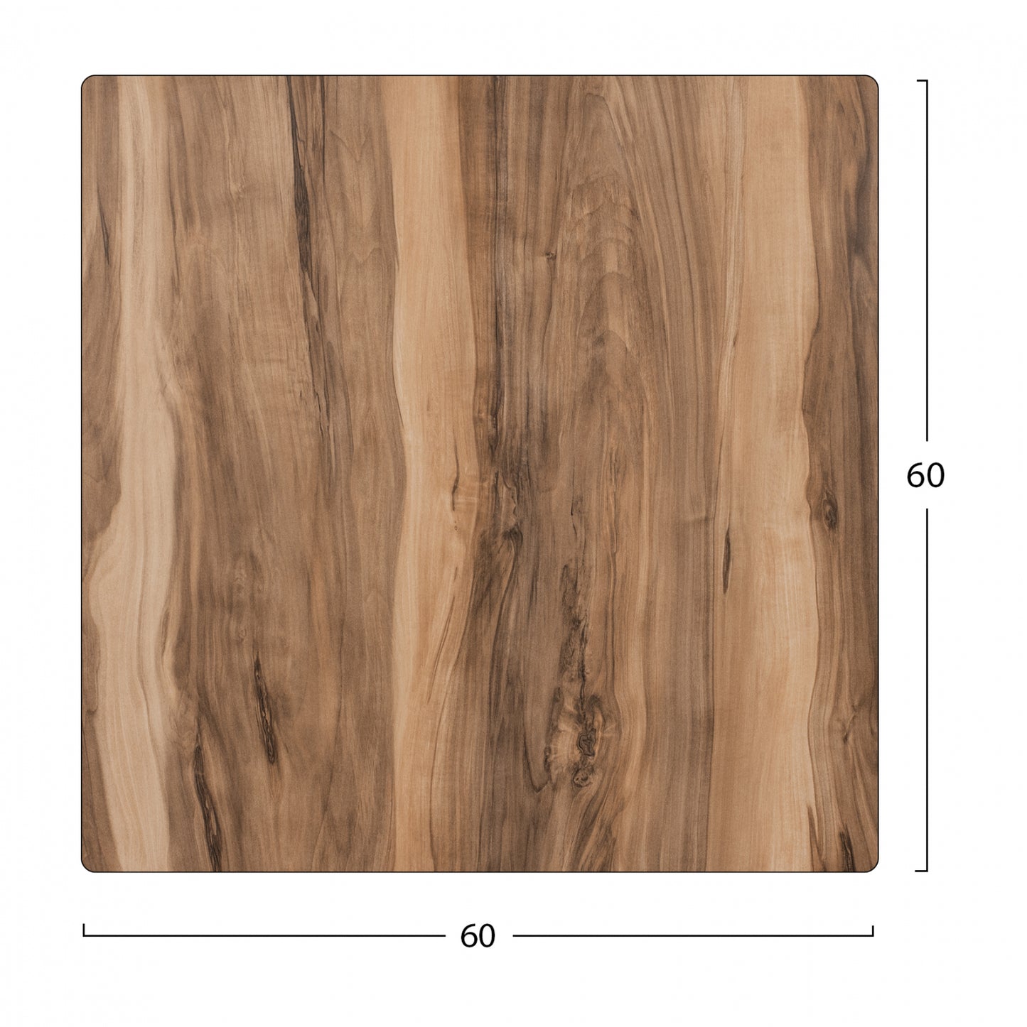 ΕΠΙΦΑΝΕΙΑ ΤΡΑΠΕΖΙΟΥ Hpl Hm5837.10 Indian Shesham 60x60 εκ. ΠΑΧΟΥΣ 12mm.