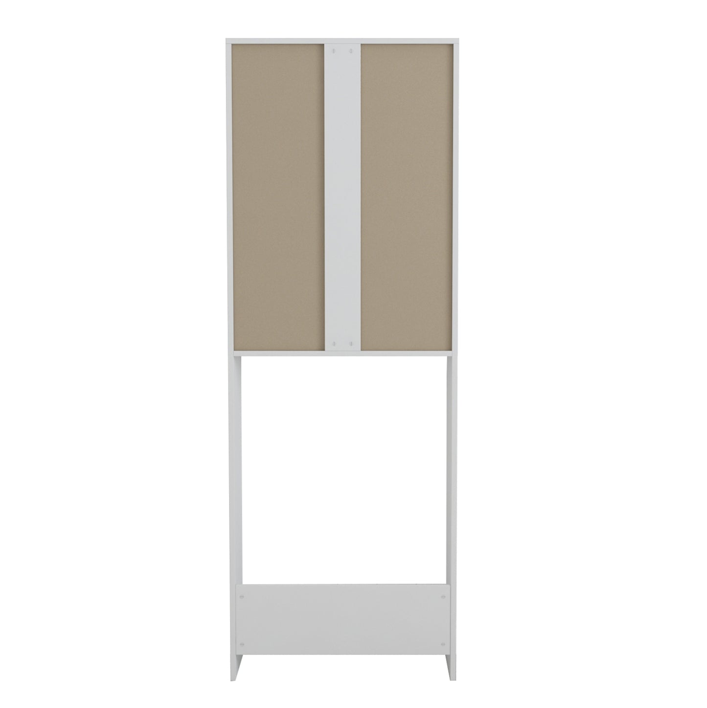 Washing Machine Furniture Terry With Cabinet And Shelves Melamine White 64Χ27Χ180hcm.hm9122.11