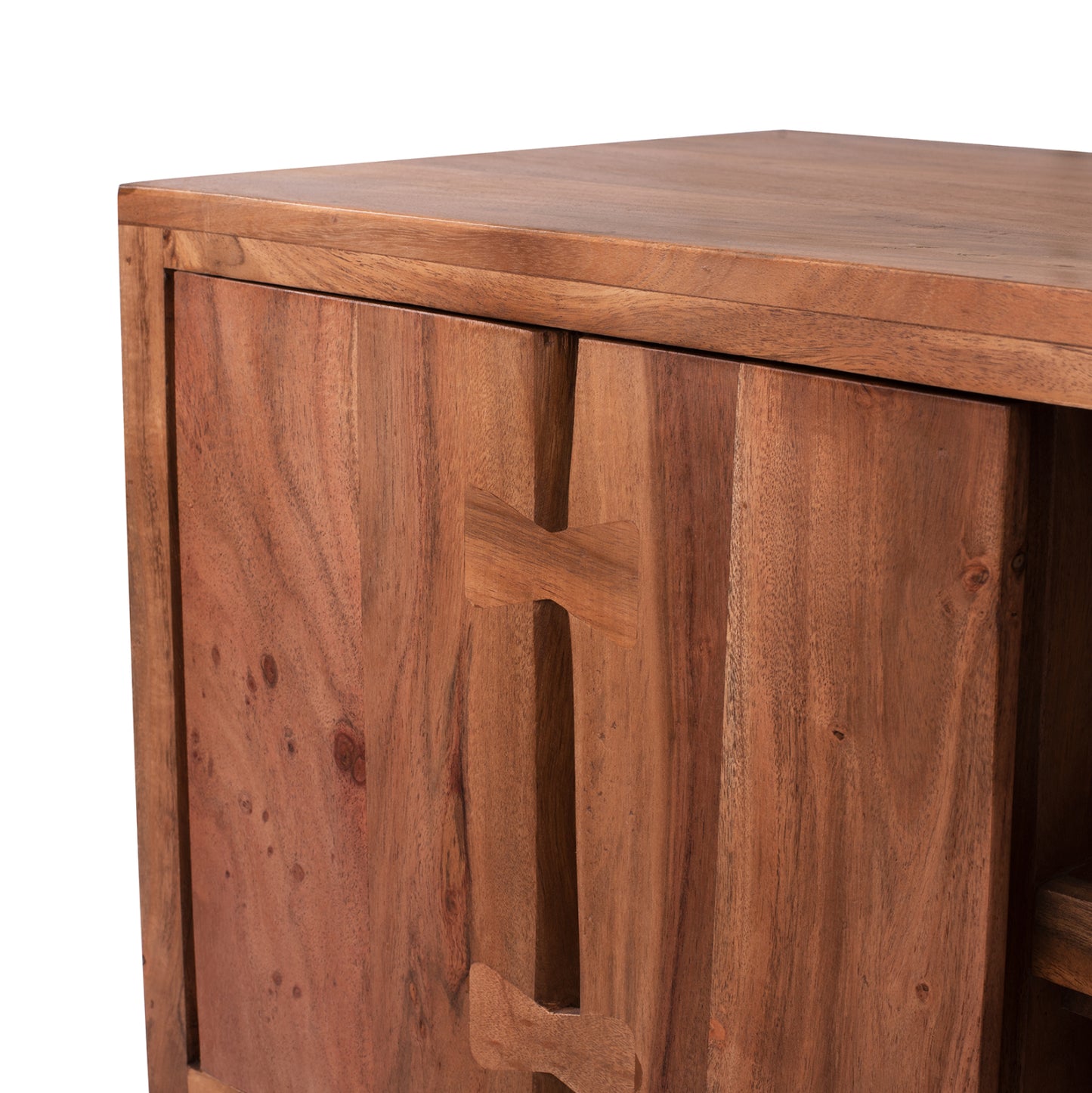 Tv Furniture Hm8177 Fansi From Acacia Solid Wood Natural 135x43x61.5