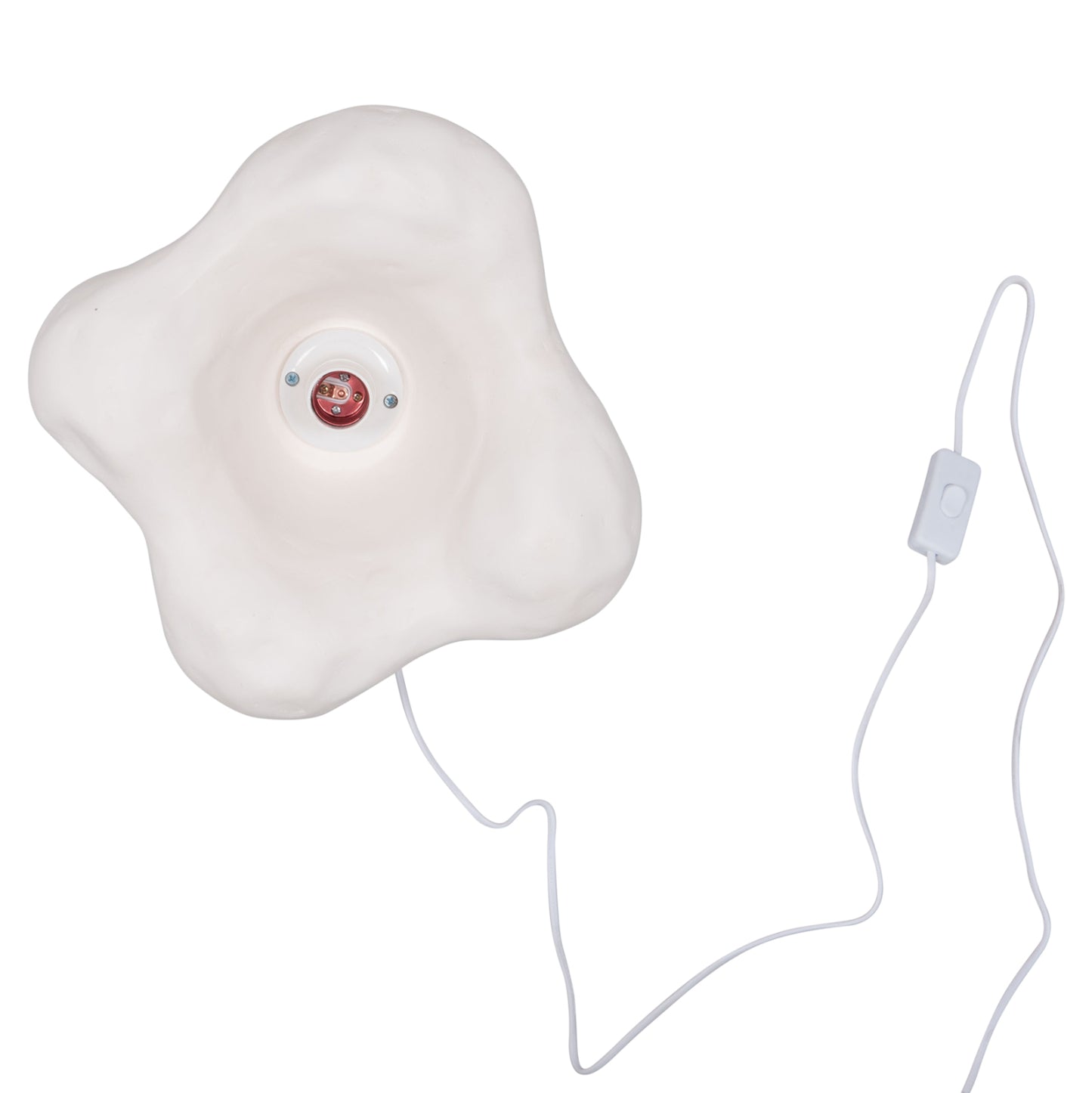 Wall Sconce Luxon Hm4701.02m Fiber Cement In White 28x15x28hcm.