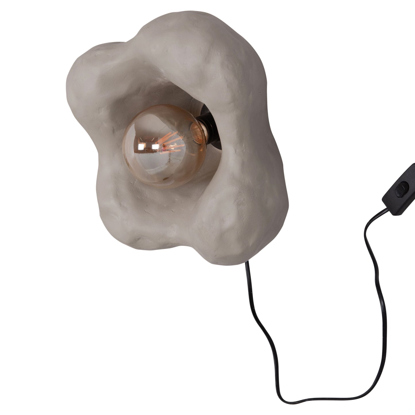 Wall Sconce Luxon Hm4701.03m Fiber Cement In Grey 28x15x28hcm.