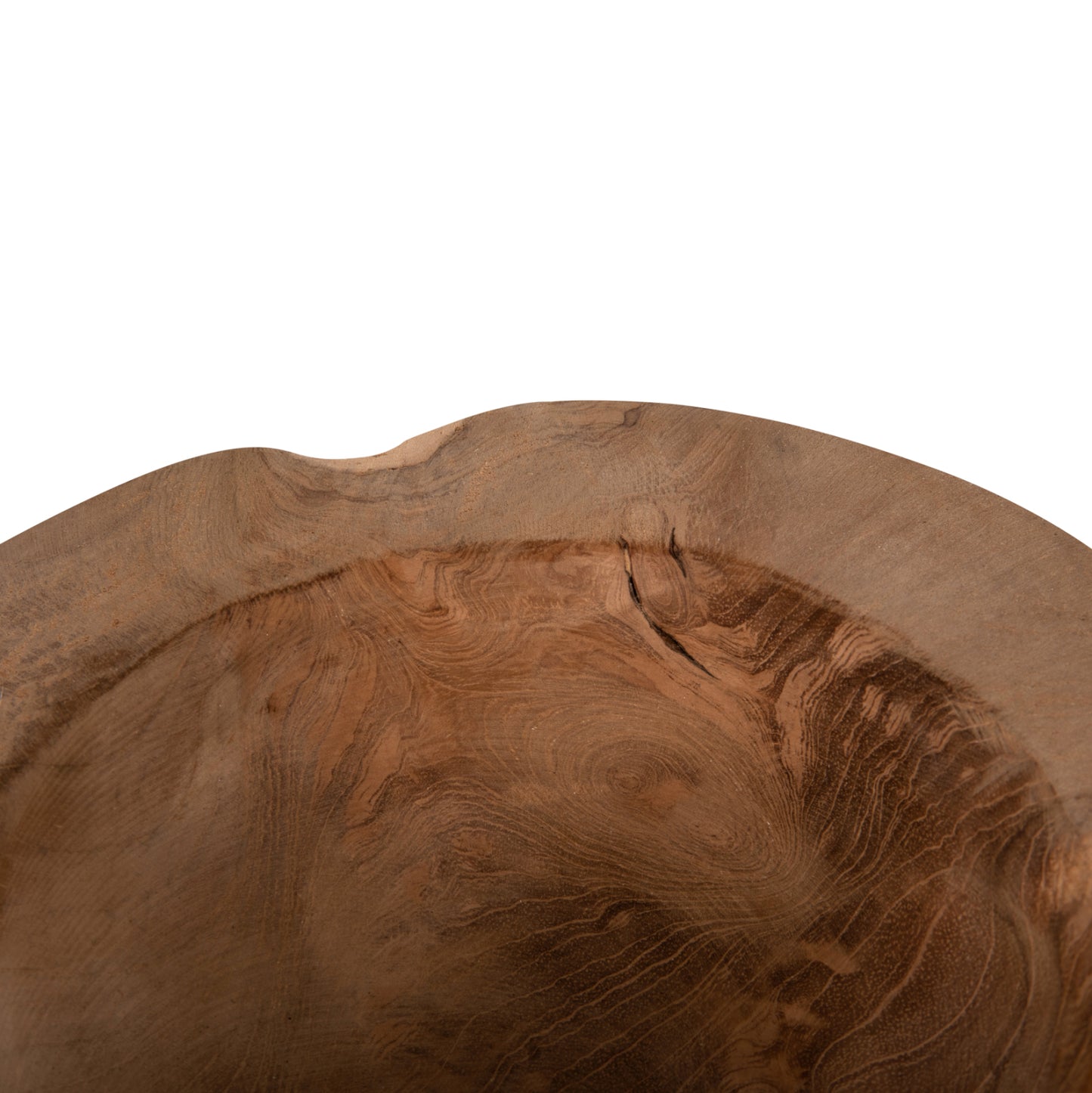 Table Decor Bowl Yoki ΗΜ9626 Teak Wood Φ19x6.5hcm.