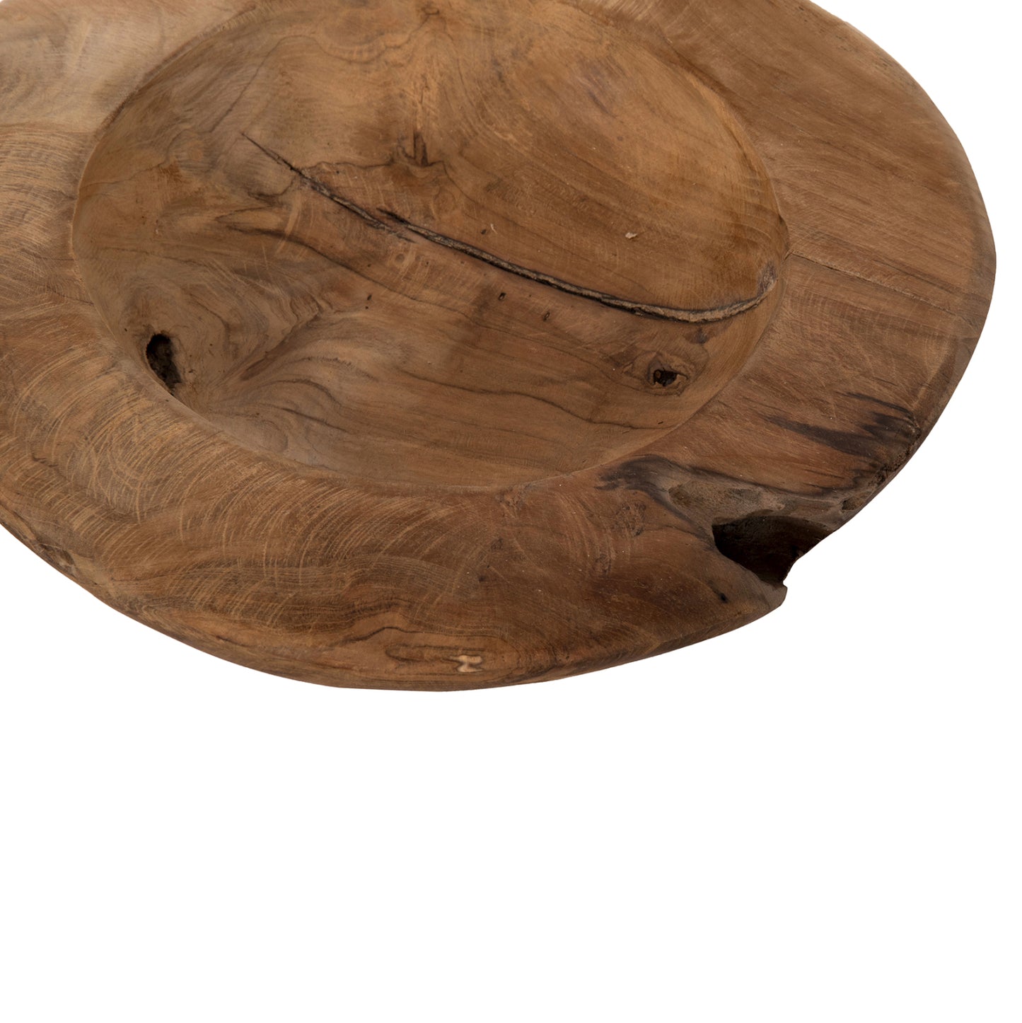 Table Decor Bowl Yoki Hm9627 Teak Wood Φ29x6hcm.
