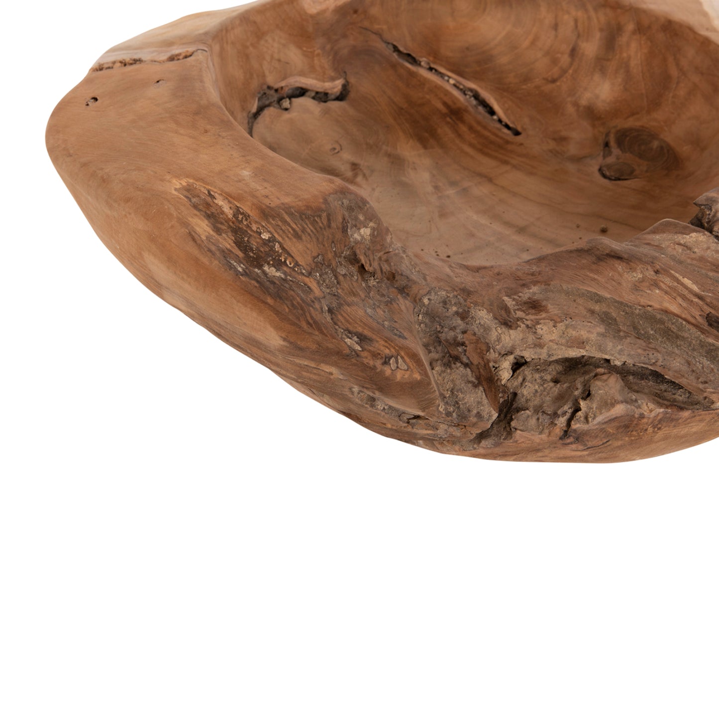 Table Decor Bowl Yoki Hm9629 Teak Wood Φ50x16hcm.