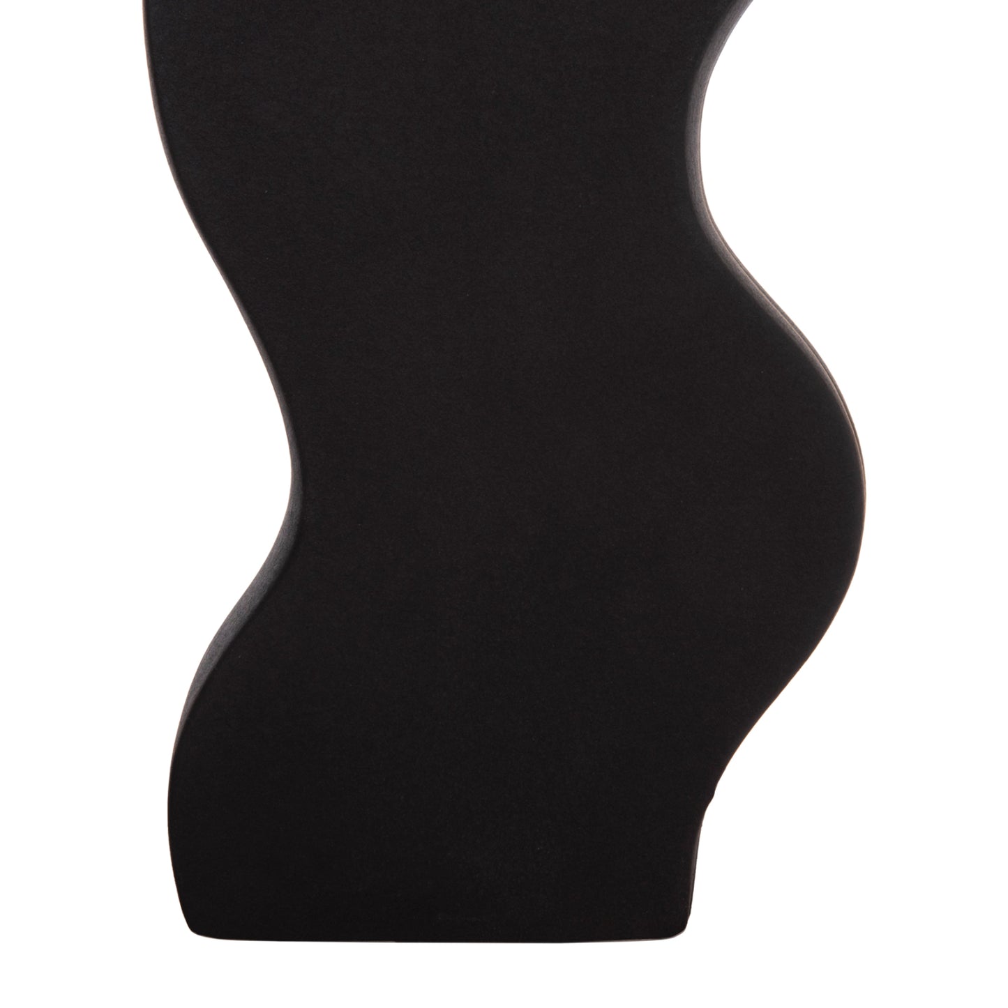 Ceramic Table Decor Series "sebor" Hm4589.02 Matte Black 14x6.5x30hcm.