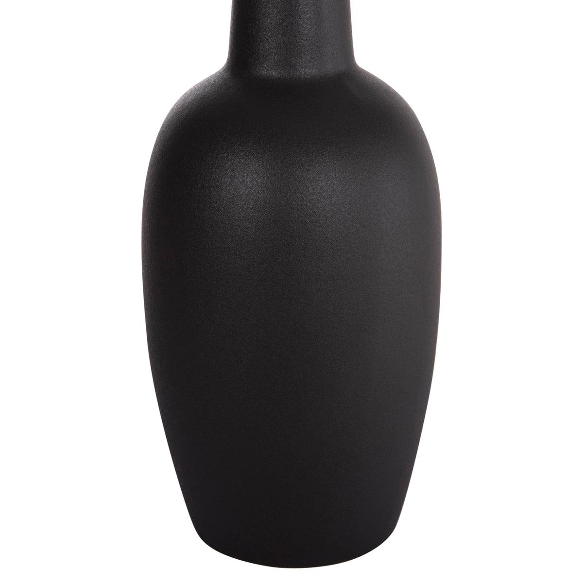 Ceramic Table Decor Elendil Hm4592.02 Black Matte Φ10x30hcm.