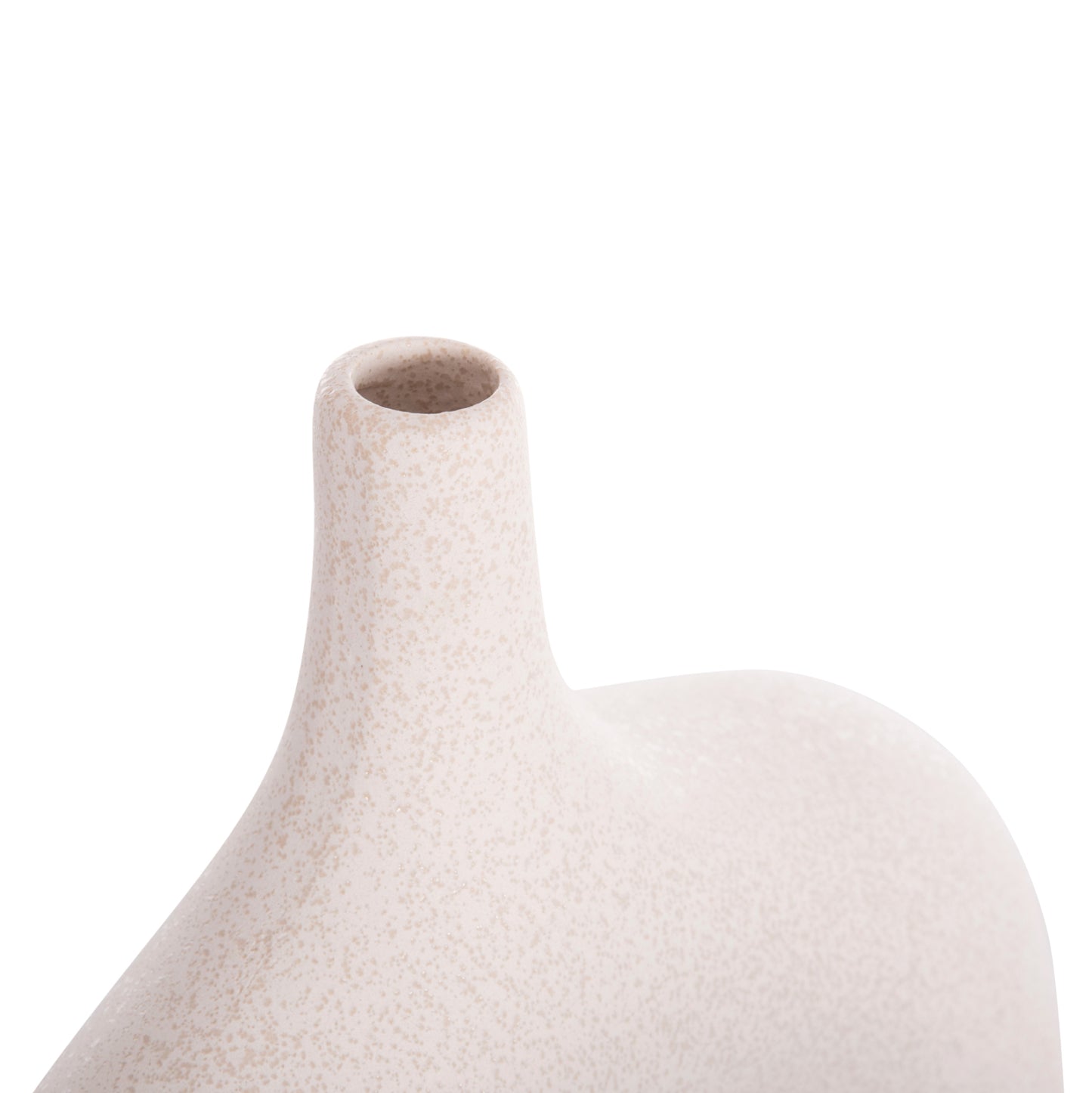 Ceramic Table Decor Isil Hm4600.01 Off White With Crystallisation 27x9.5x22.5hcm.
