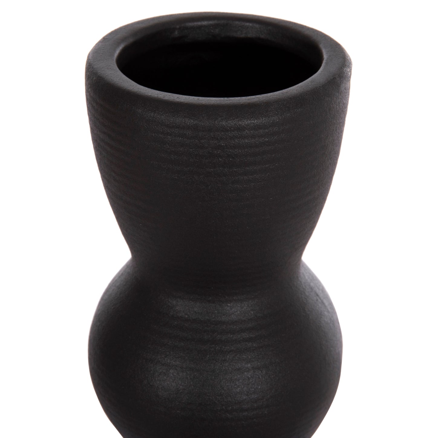 Ceramic Table Decor Scepter Hm4614.02 Matte Black Φ8.5x35hcm.