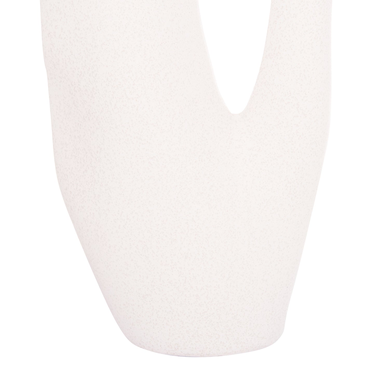 Ceramic Table Decor Series Sebor Hm4625 Off White With Crystallisation 20x9x46hcm.