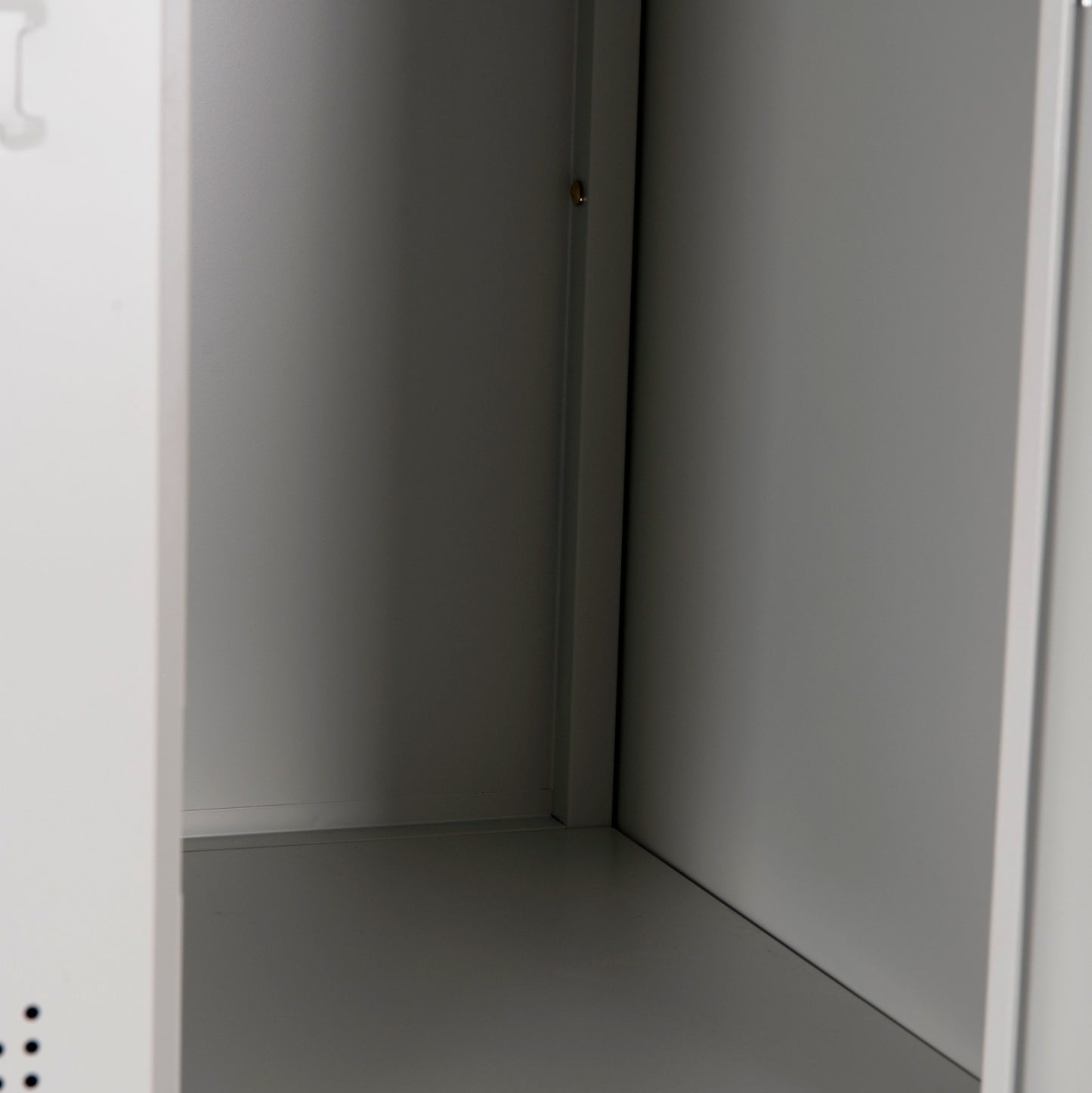 Locker Metallic With 12 Cabinets With Key Locks Bexley Hm5637.11 Light Grey 90x45x185hcm.