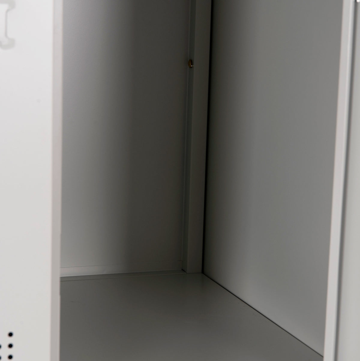 Locker Metallic With 12 Cabinets With Key Locks Bexley Hm5637.11 Light Grey 90x45x185hcm.