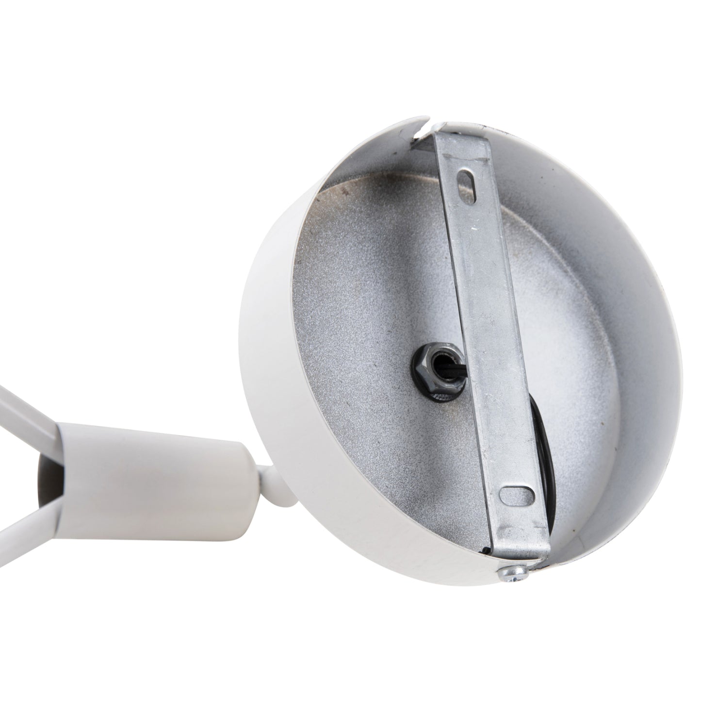 Wall Sconce Hanging Drop White With White Globe 22x20x43hcm.hm7640.03