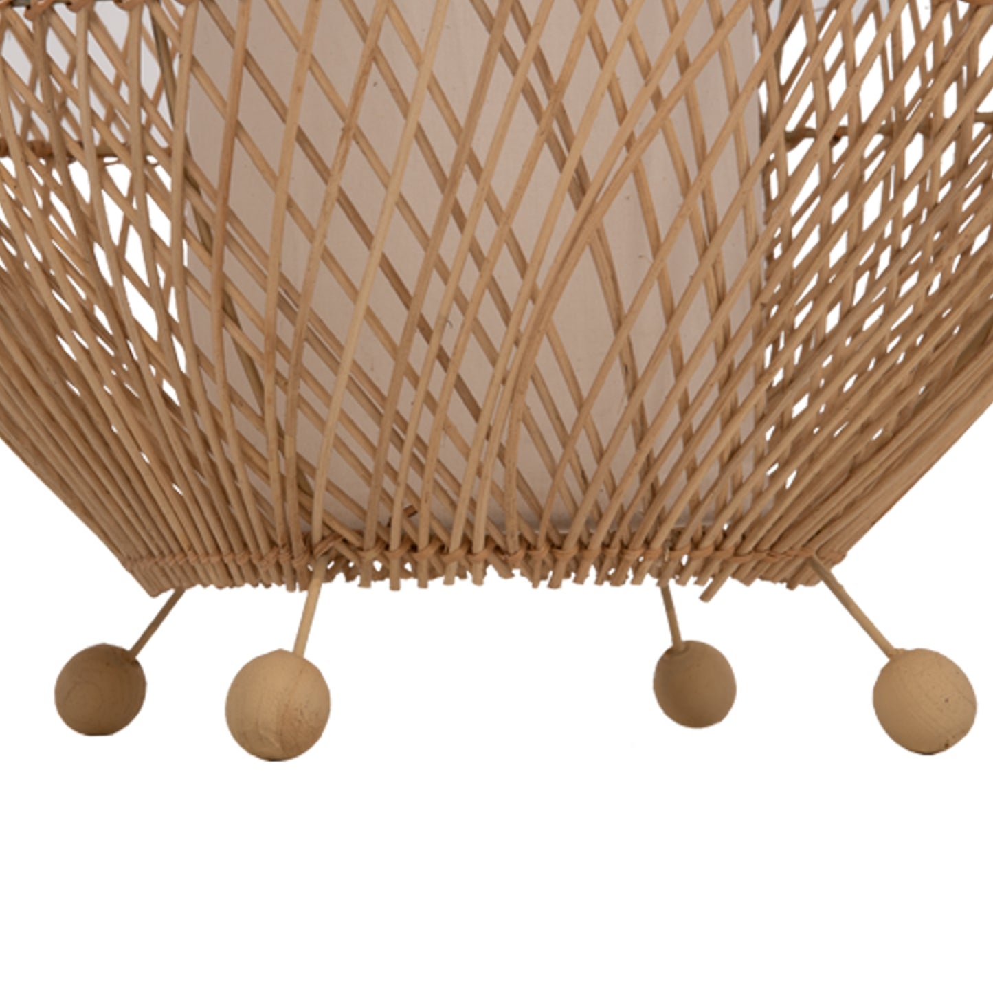 Floor Standing Lamp Hm7835 Rattan In Natural Color Φ55x101hcm.