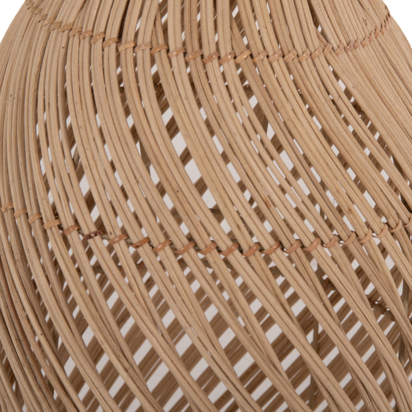 Ceiling Pendant Lamp Hm7883 Natural Rattan In Natural Color Φ34,5x178hcm.