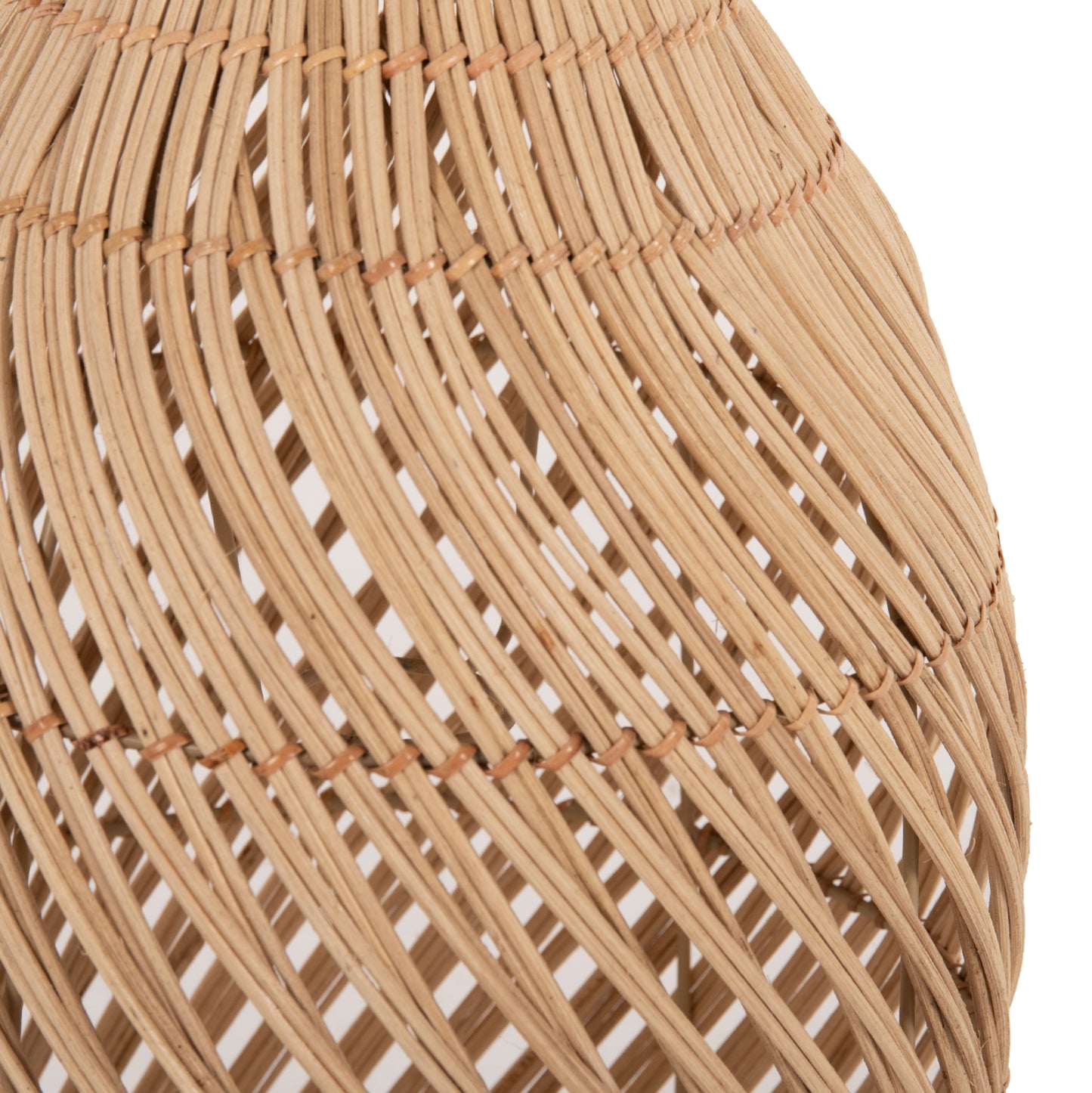 Ceiling Pendant Lamp Hm7885 Rattan In Natural Color Φ23x148hcm.