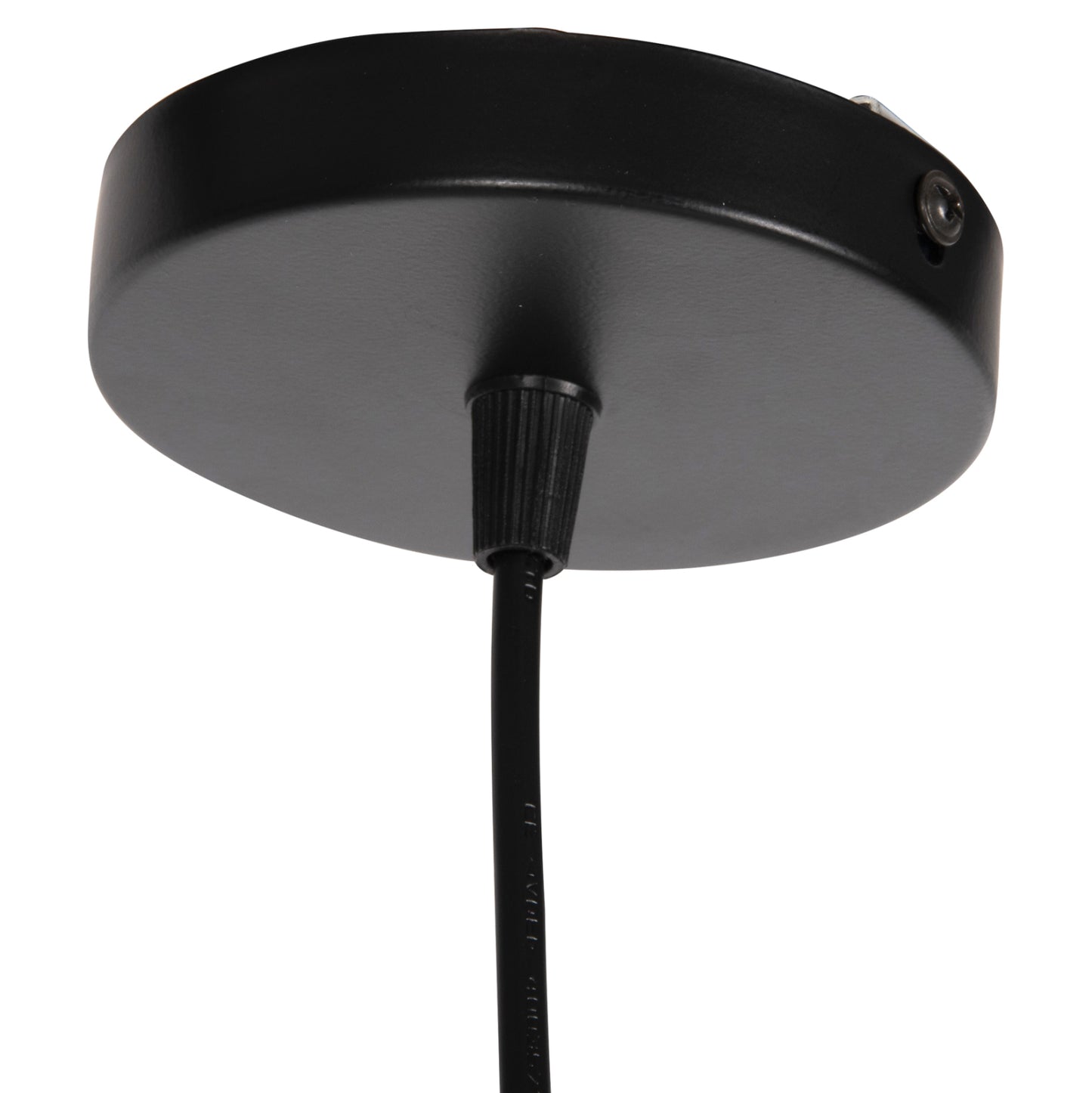 Ceiling Pendant Lamp Hm4073 Black Metal 30x30x35h Cm.
