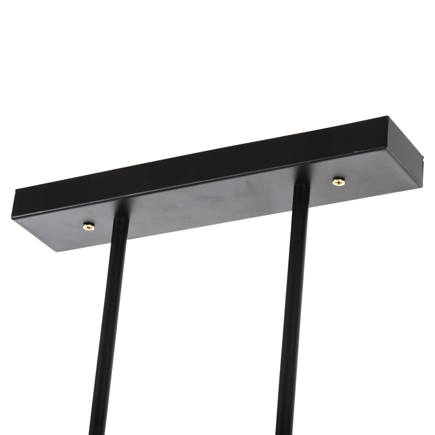 Ceiling Pendant Lamp Hm4082 Black And Glass 80x25x23,5-85h Cm.
